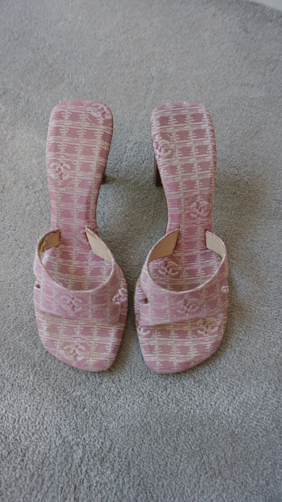 Chanel Monogram Sandals