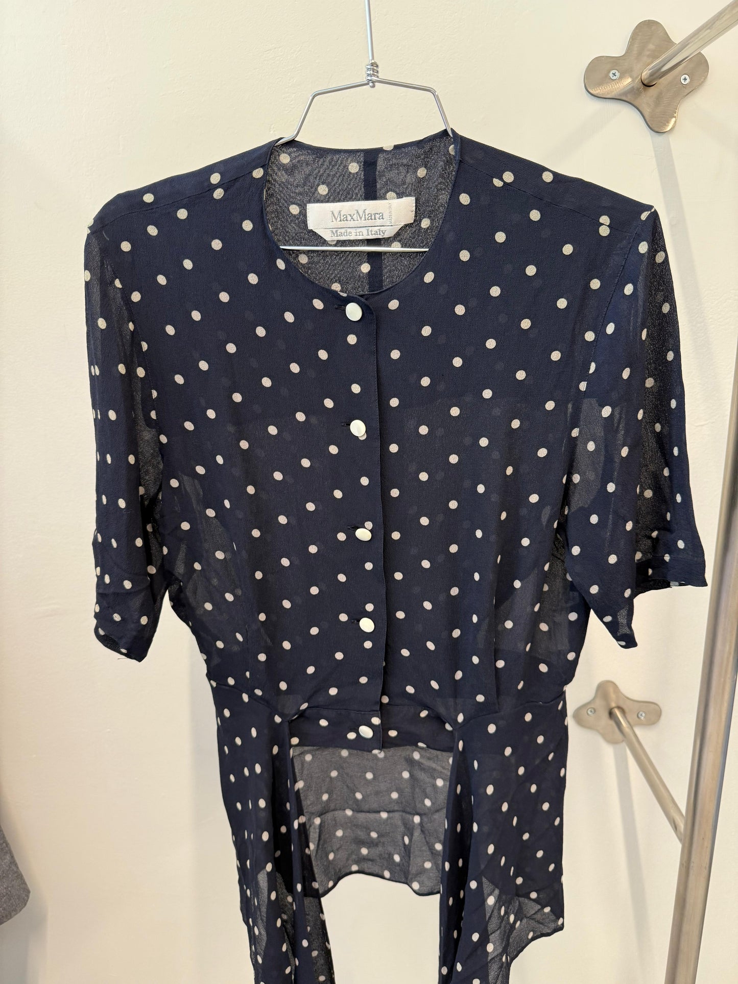 Max Mara Sheer Blouse
