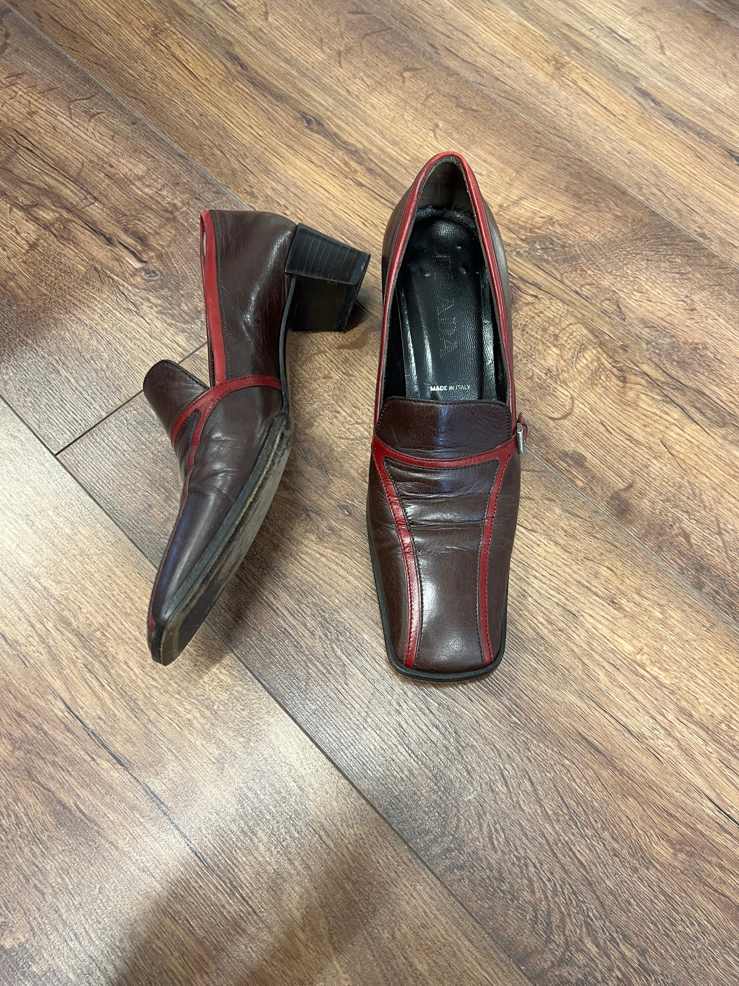 Prada Buckle Mary Janes