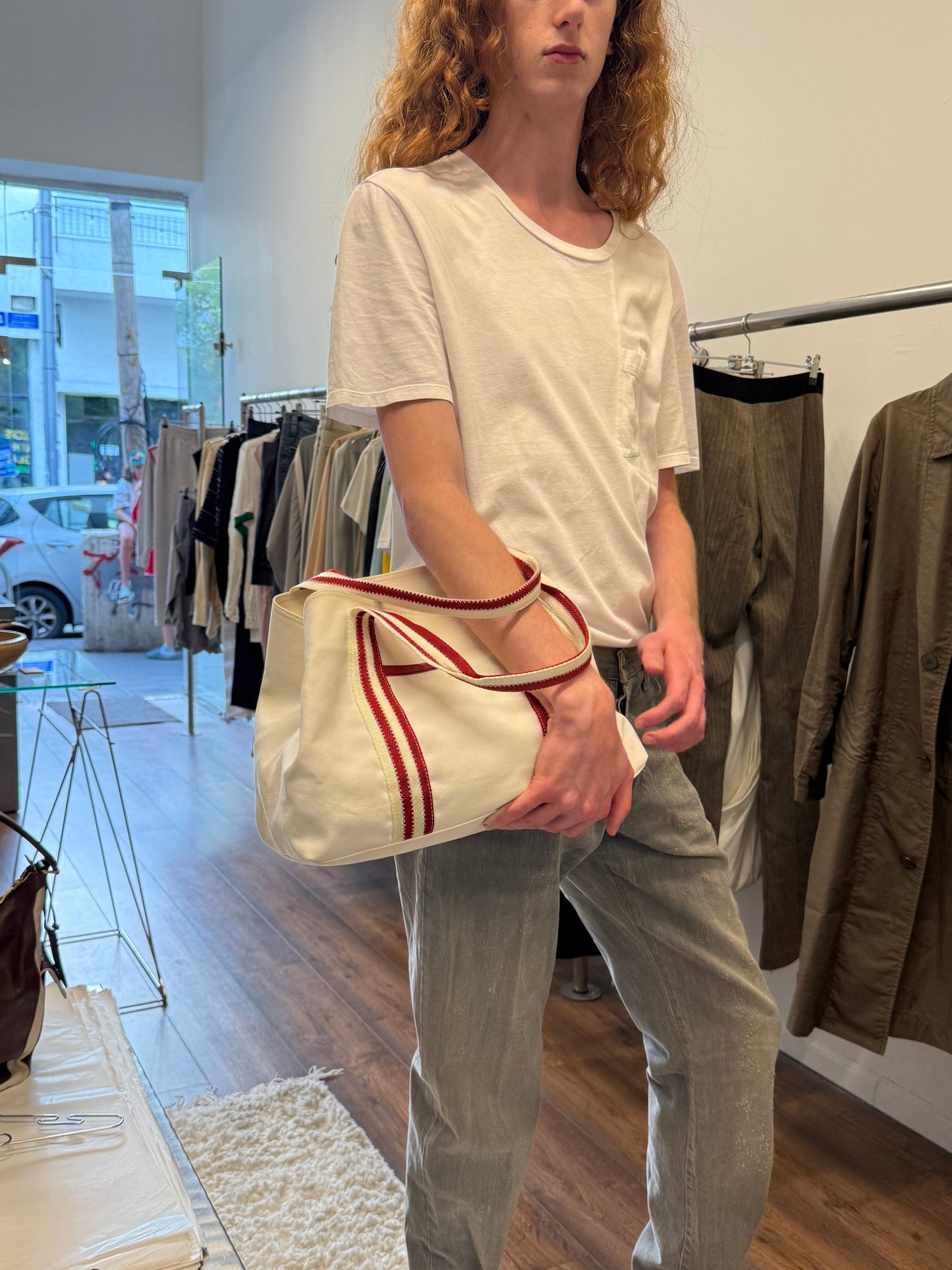 00’s Prada Sport Line 2 Canvas Bag
