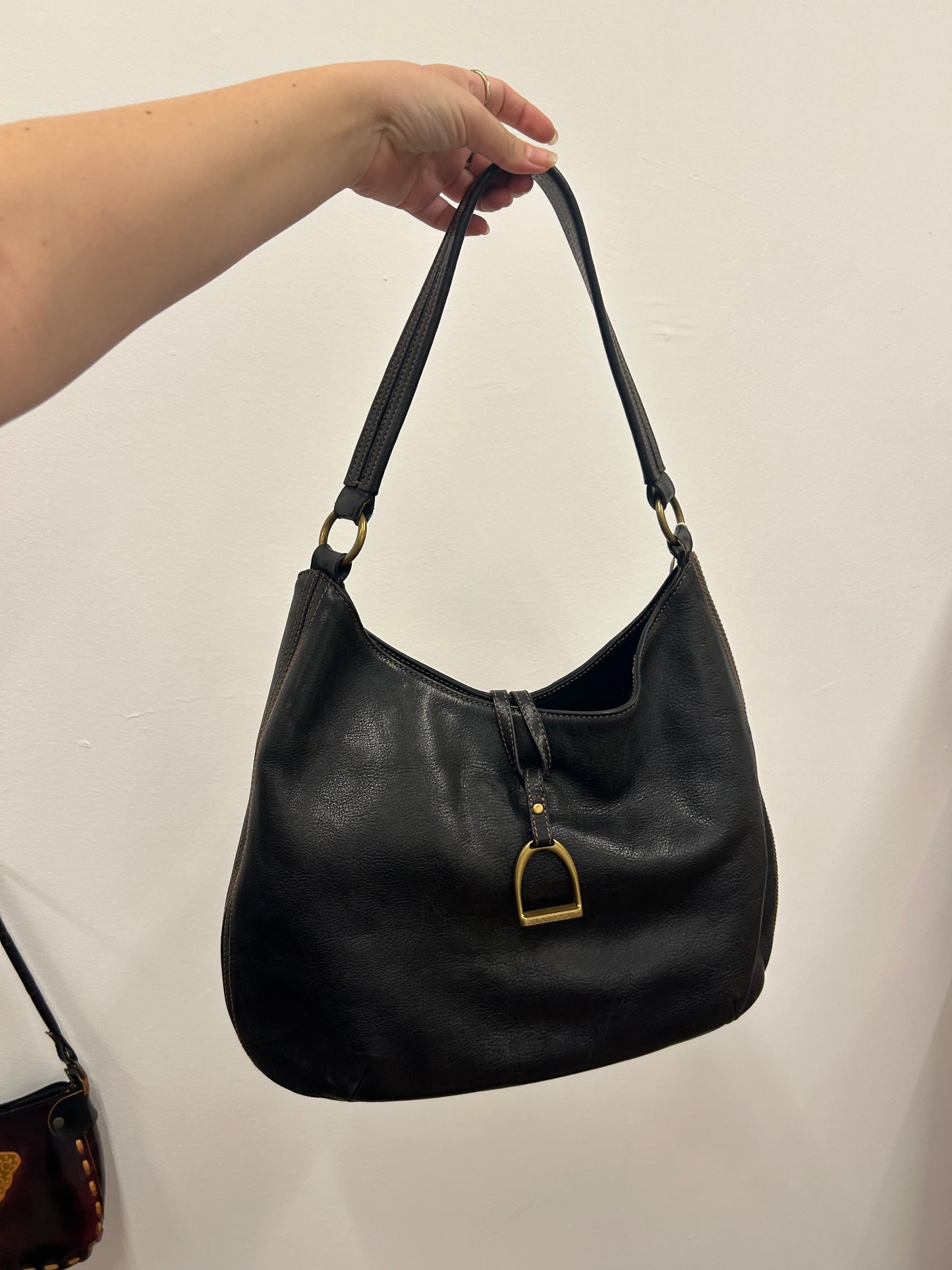 RALPH LAUREN leather