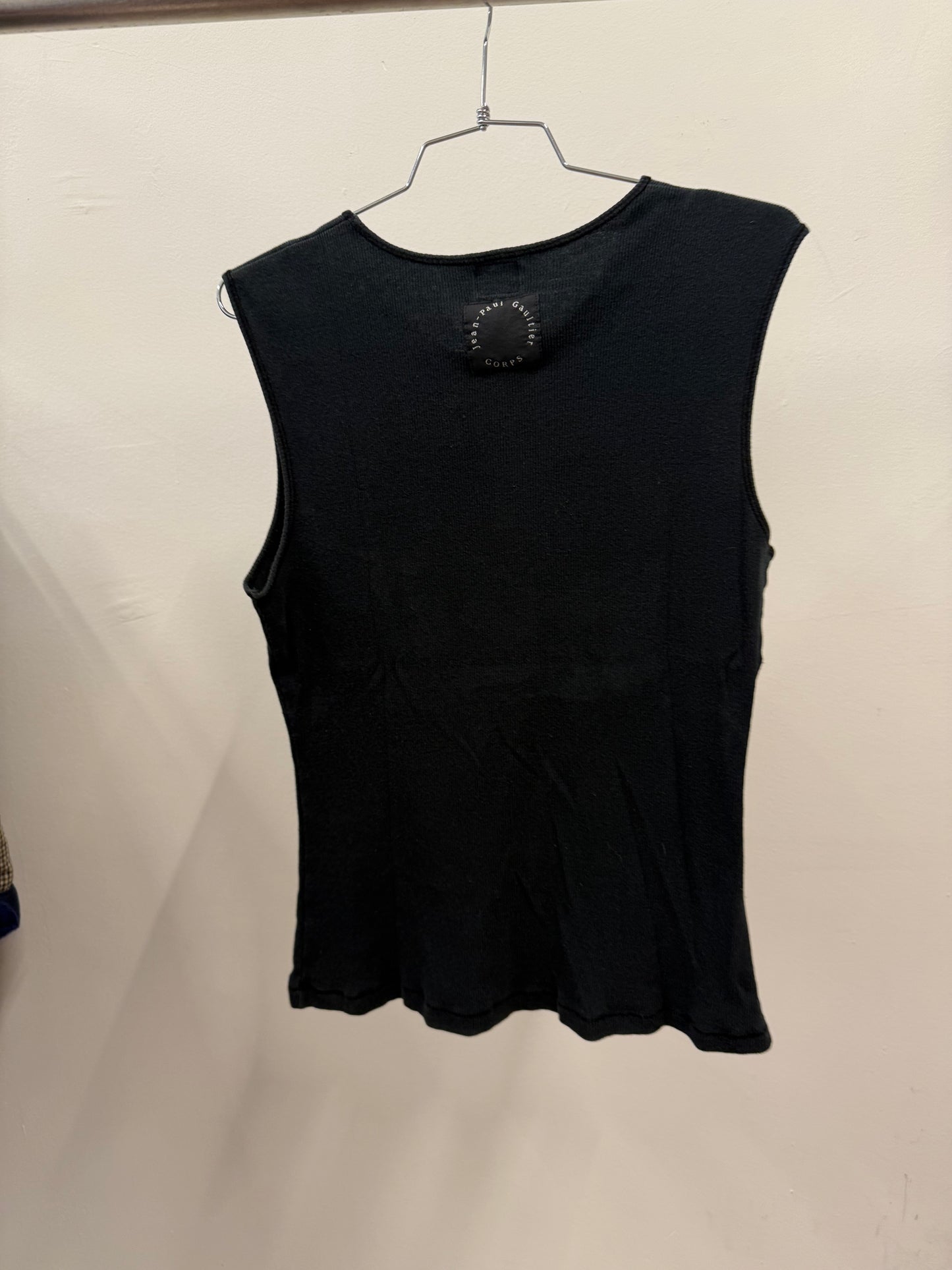 Jean Paul Gaultier “Corps” sleeveless knit top