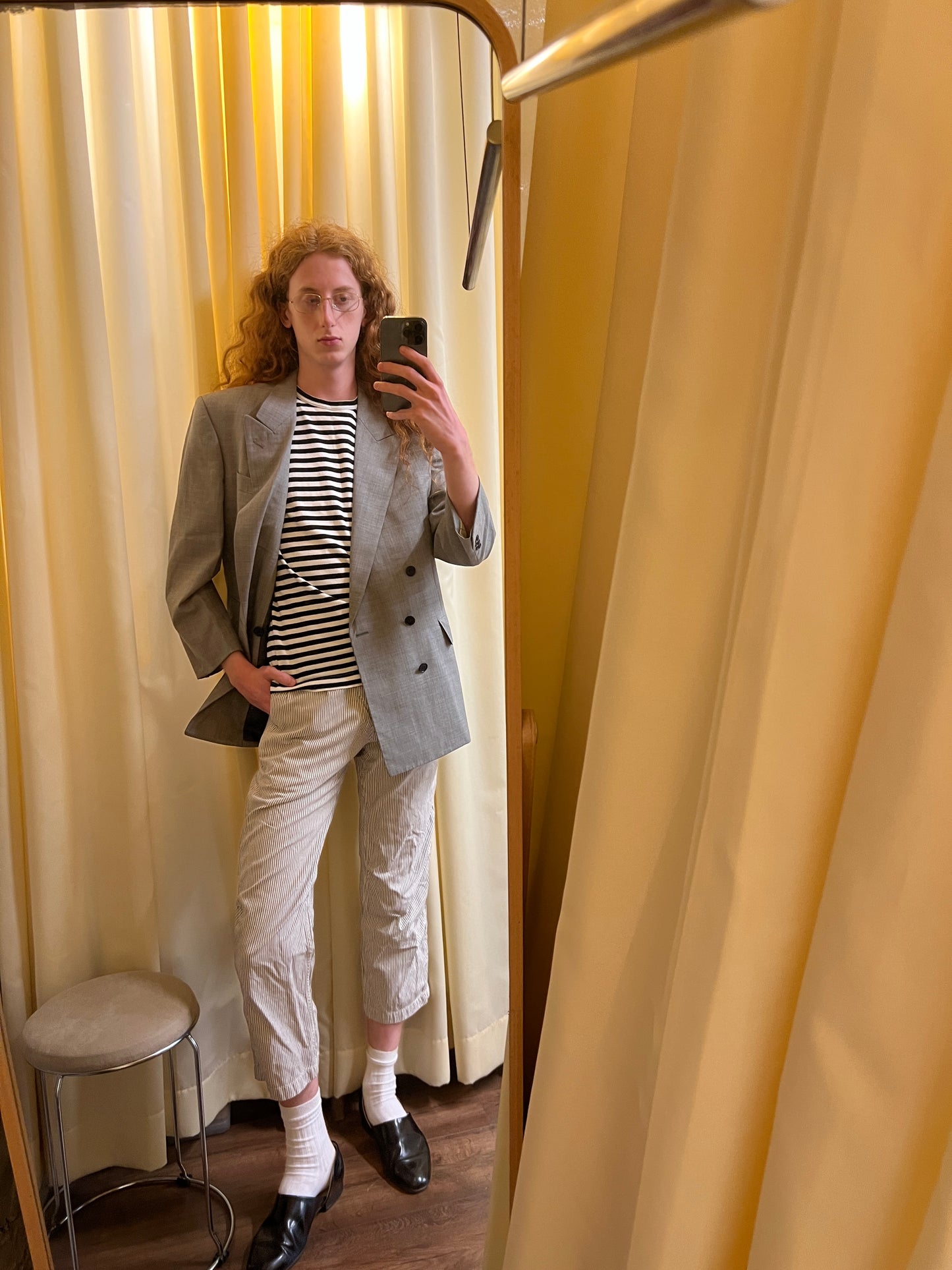 A.A.R Yohji Yamamoto Double Breasted Blazer