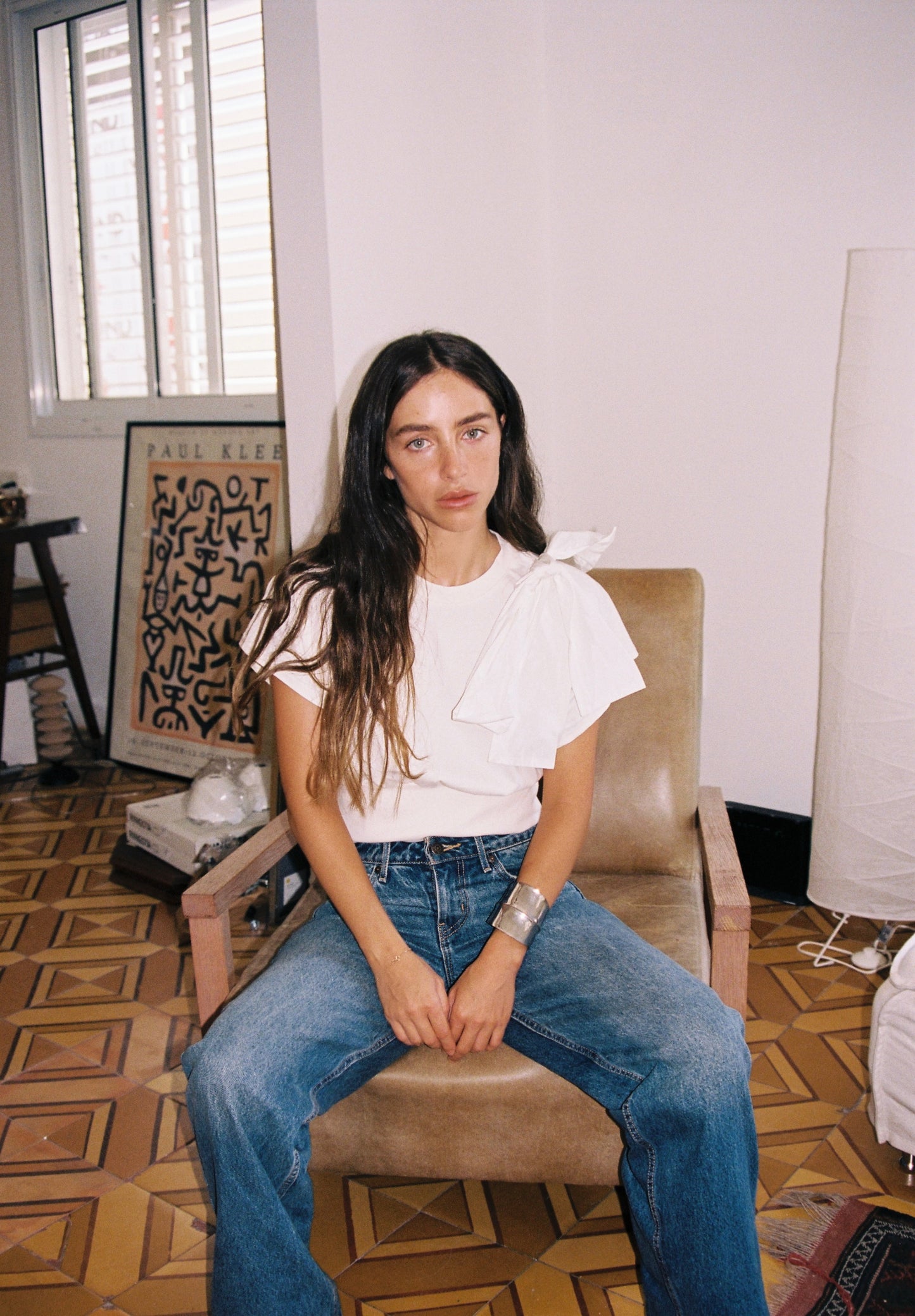 Msgm Bow Cropped Top
