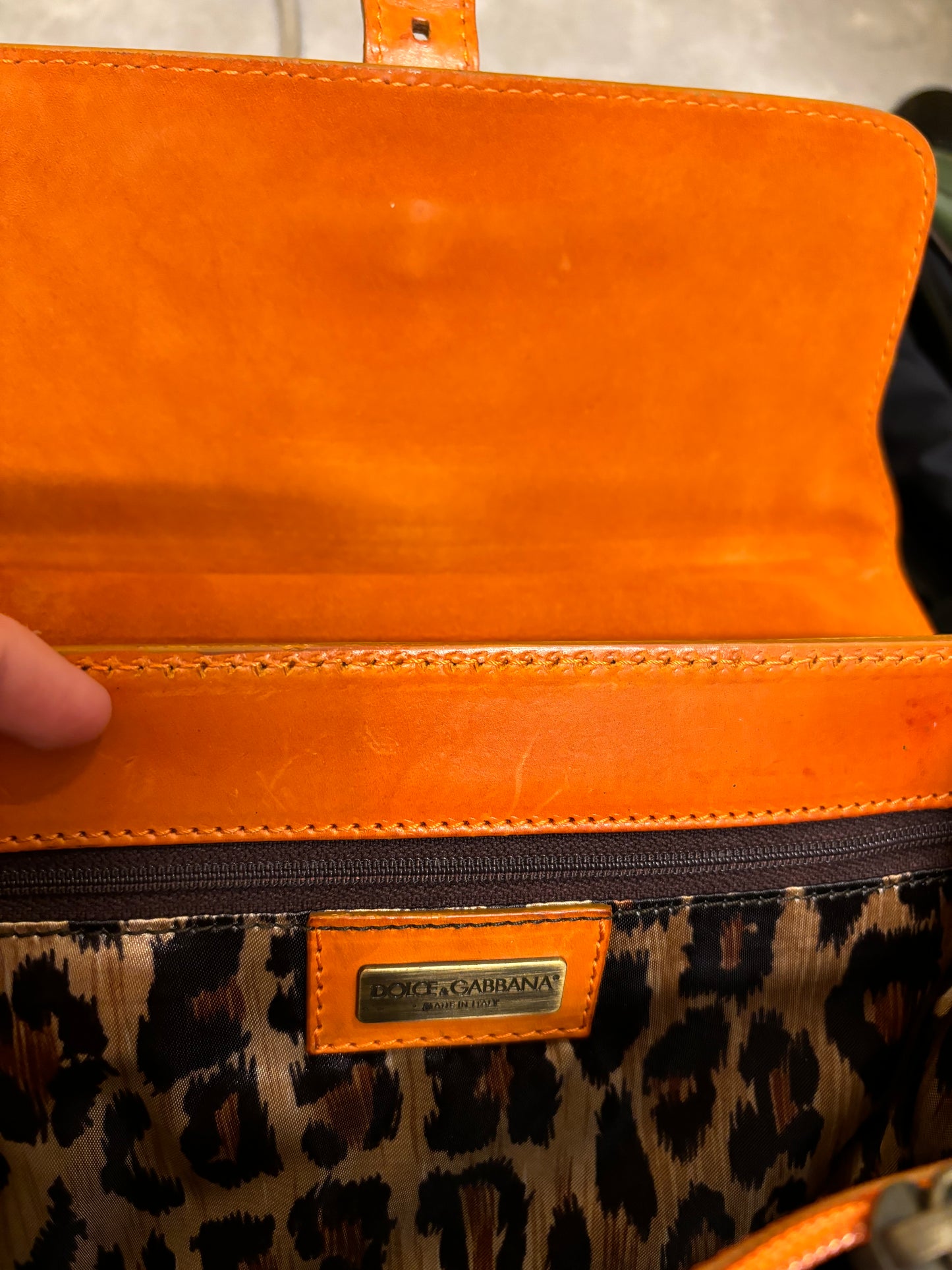 DOLCE & GABBANA leather purse