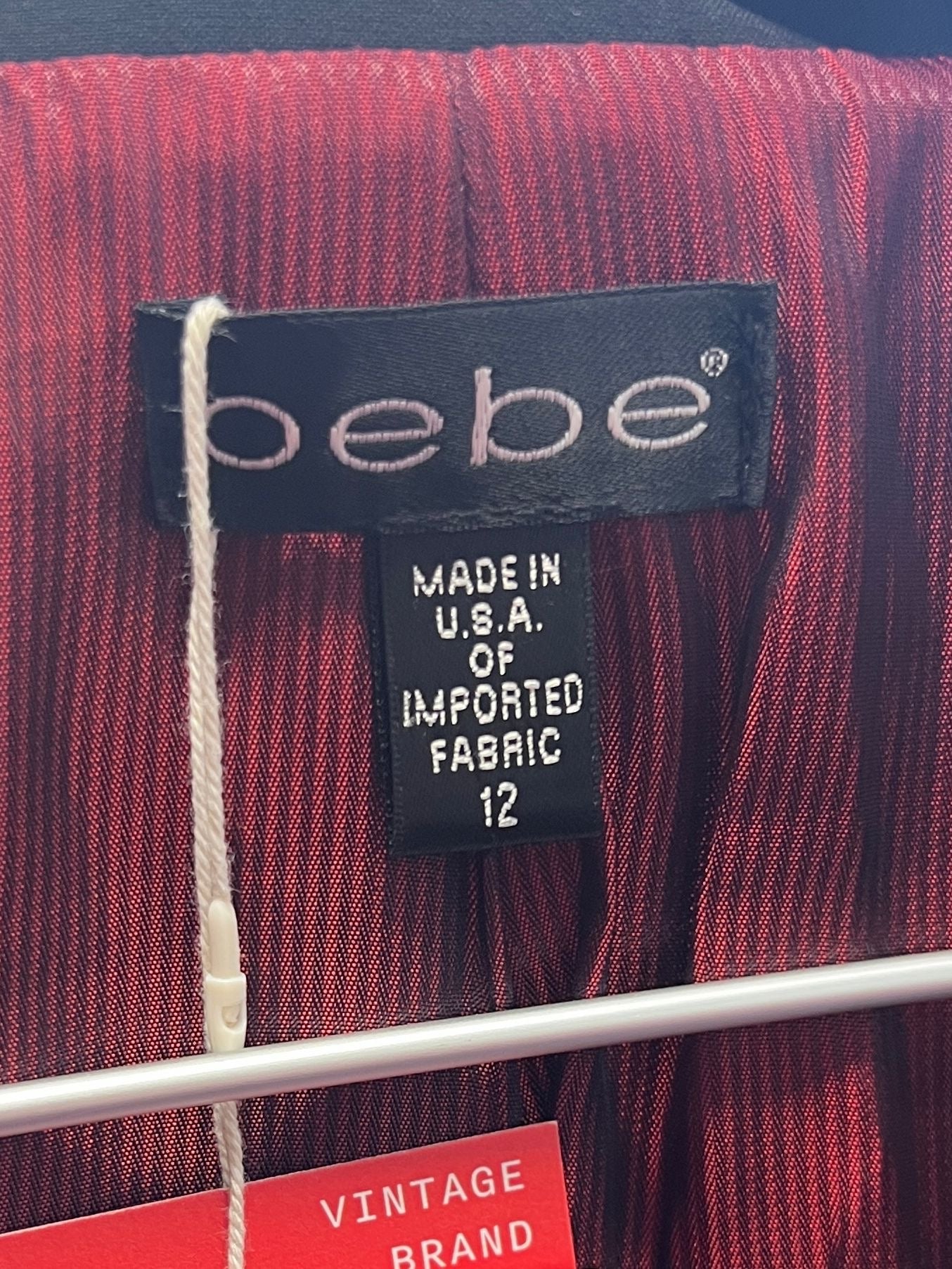 BEBE corset black jacket