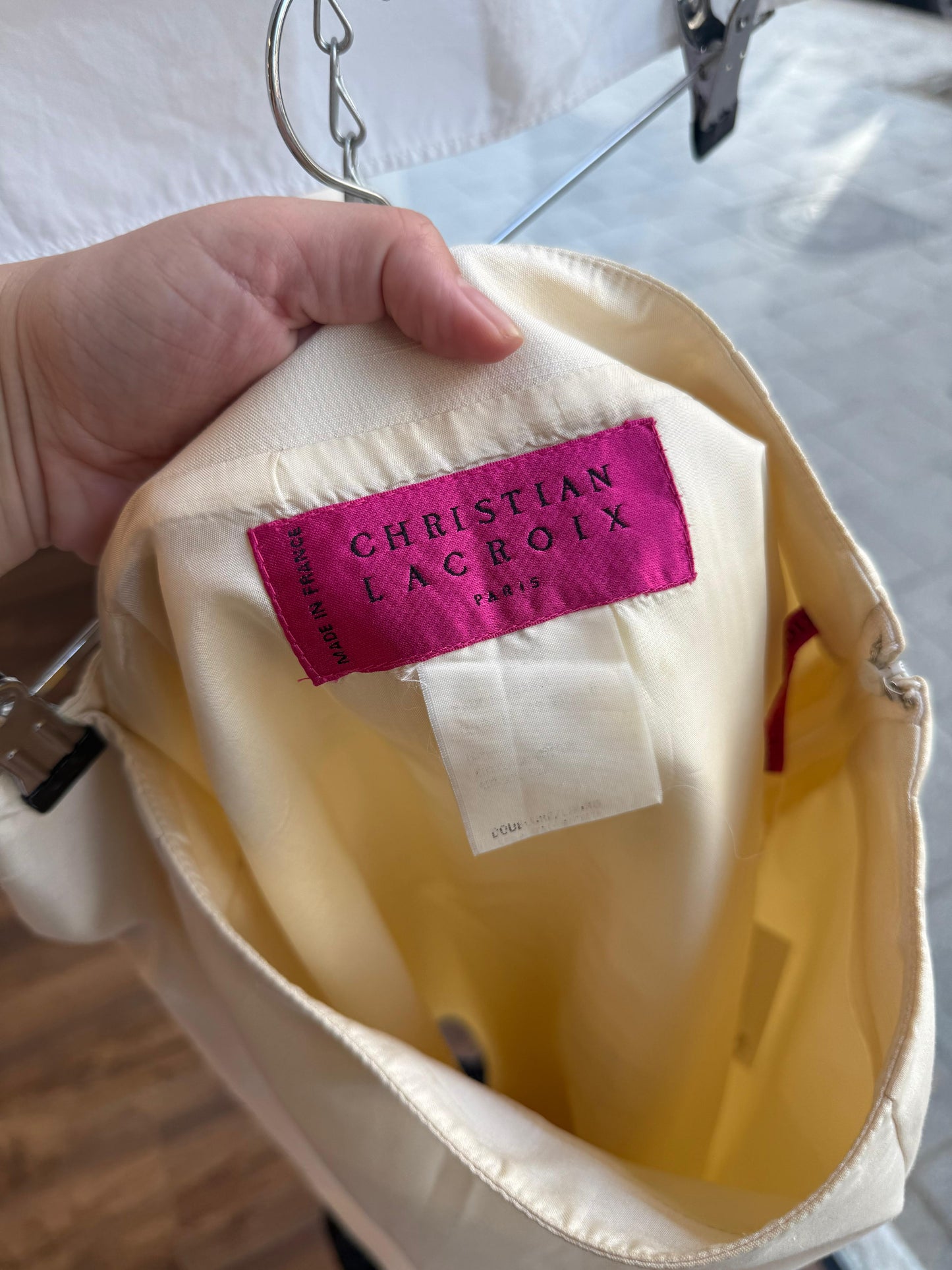 Christian Lacroix Creme Skirt