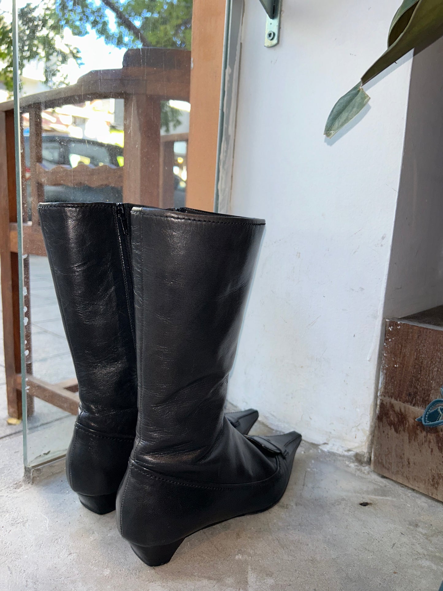 MIU MIU victorian leather boots 36 EU