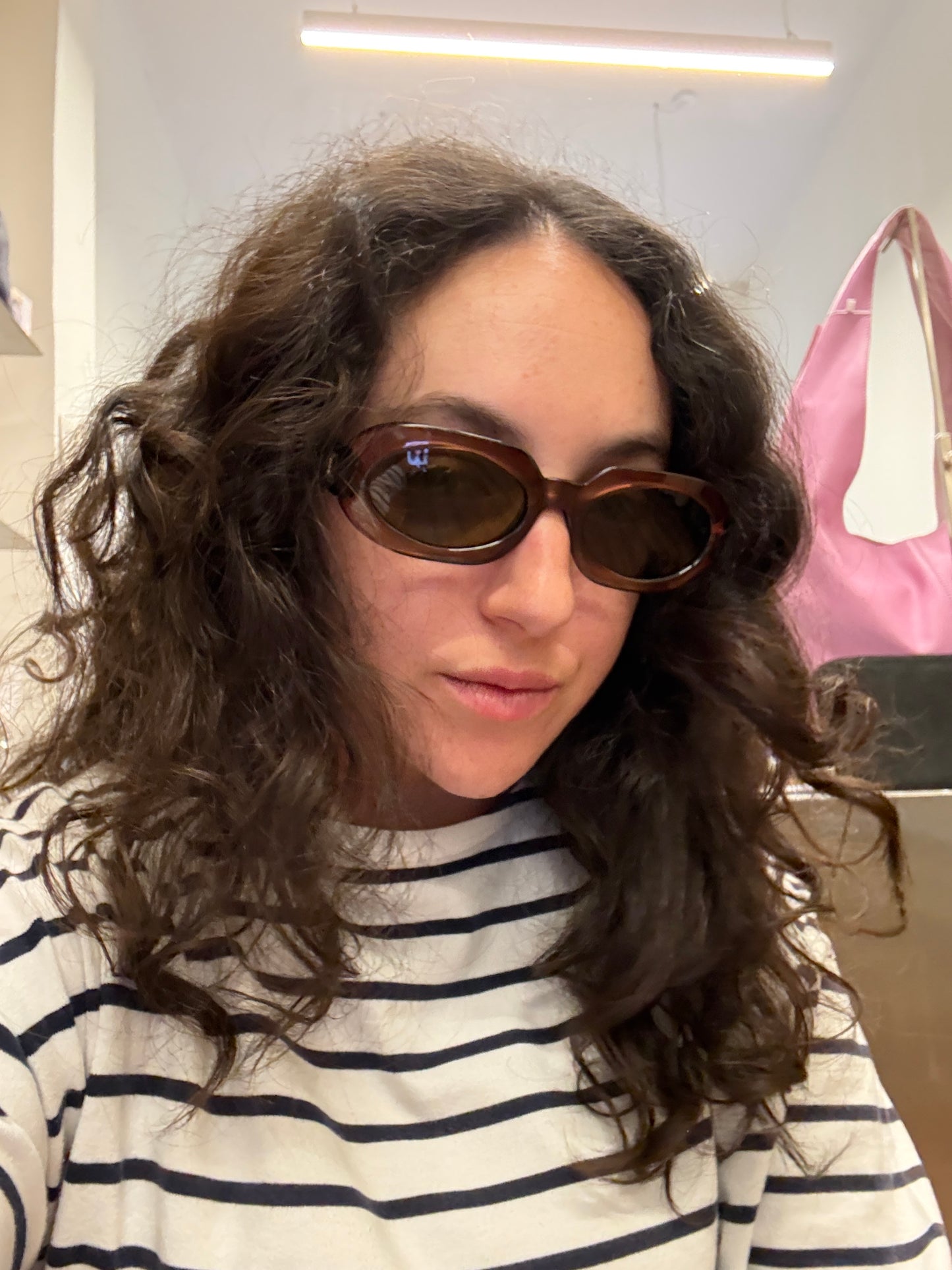 KARL LAGERFELD OVAL SUNGLASSES