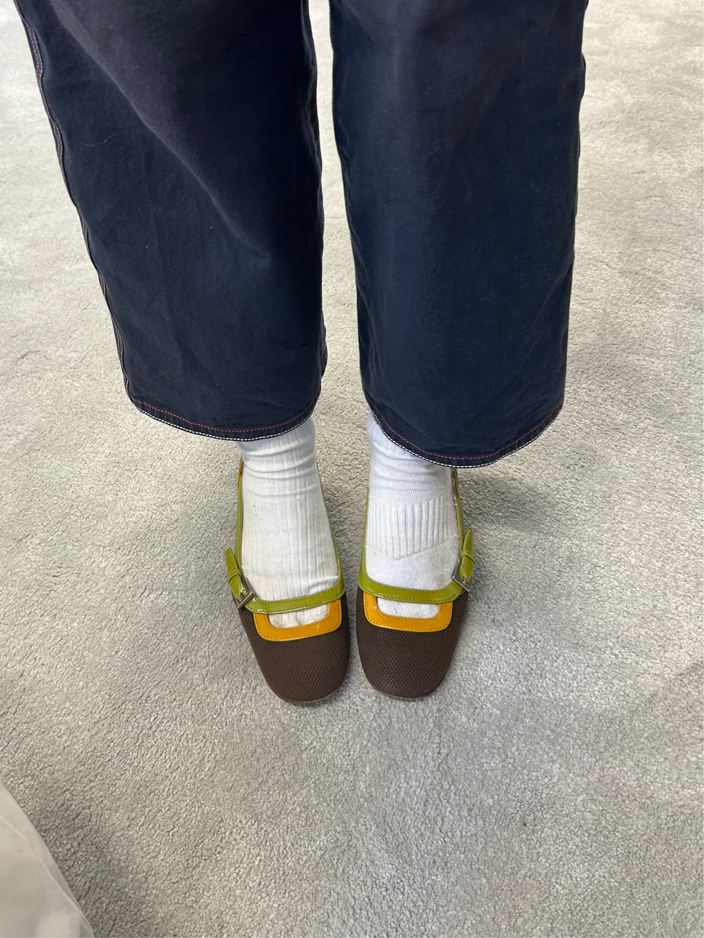 PRADA cloth ballet flats 35 EU