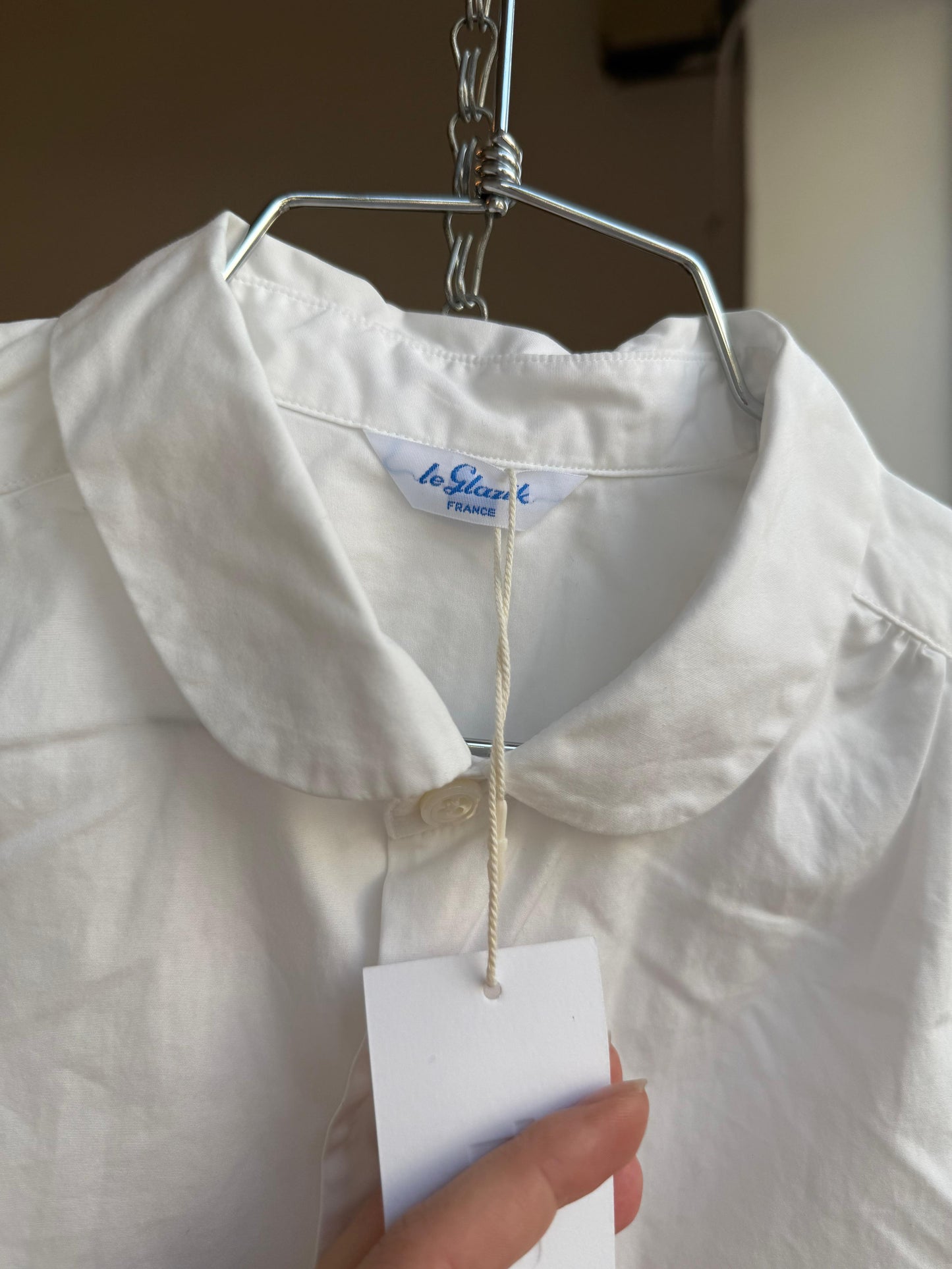 Le Glazik Puff Sleeve Button Up