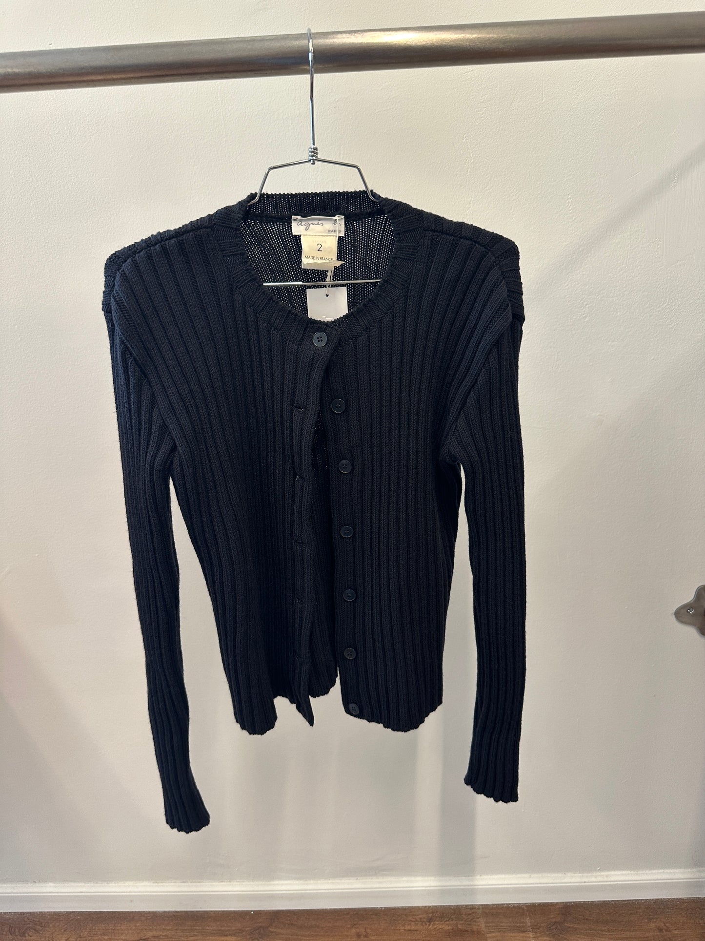Agnes B. Ribbed Cardigan