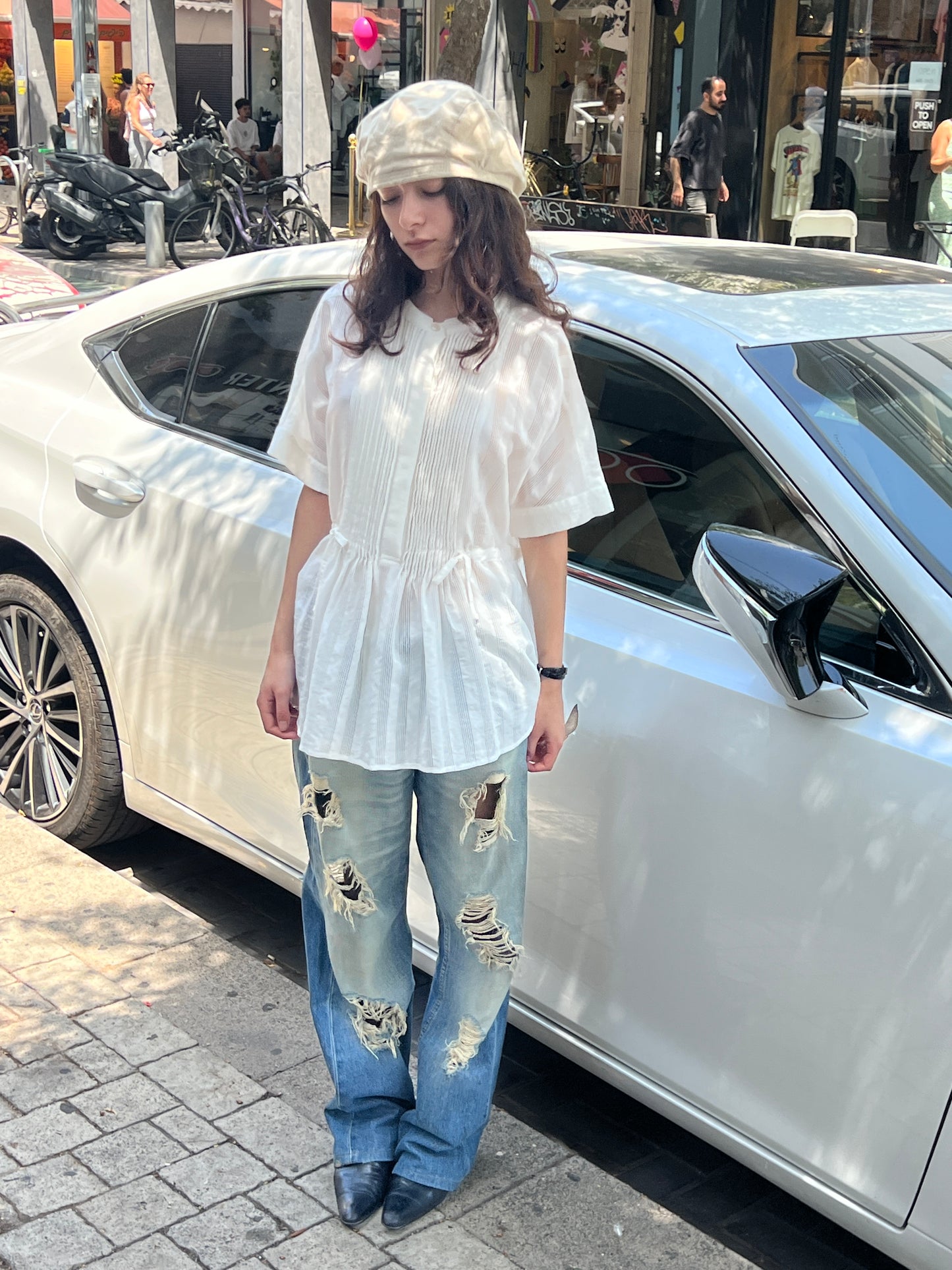 Atsuro Tayama Tie Blouse