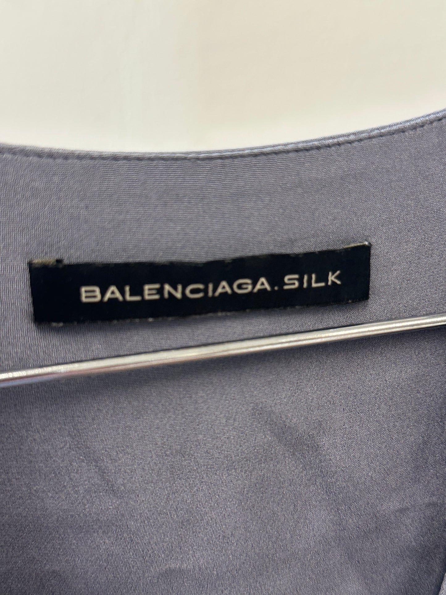 Balenciaga Silk Tie Blouse