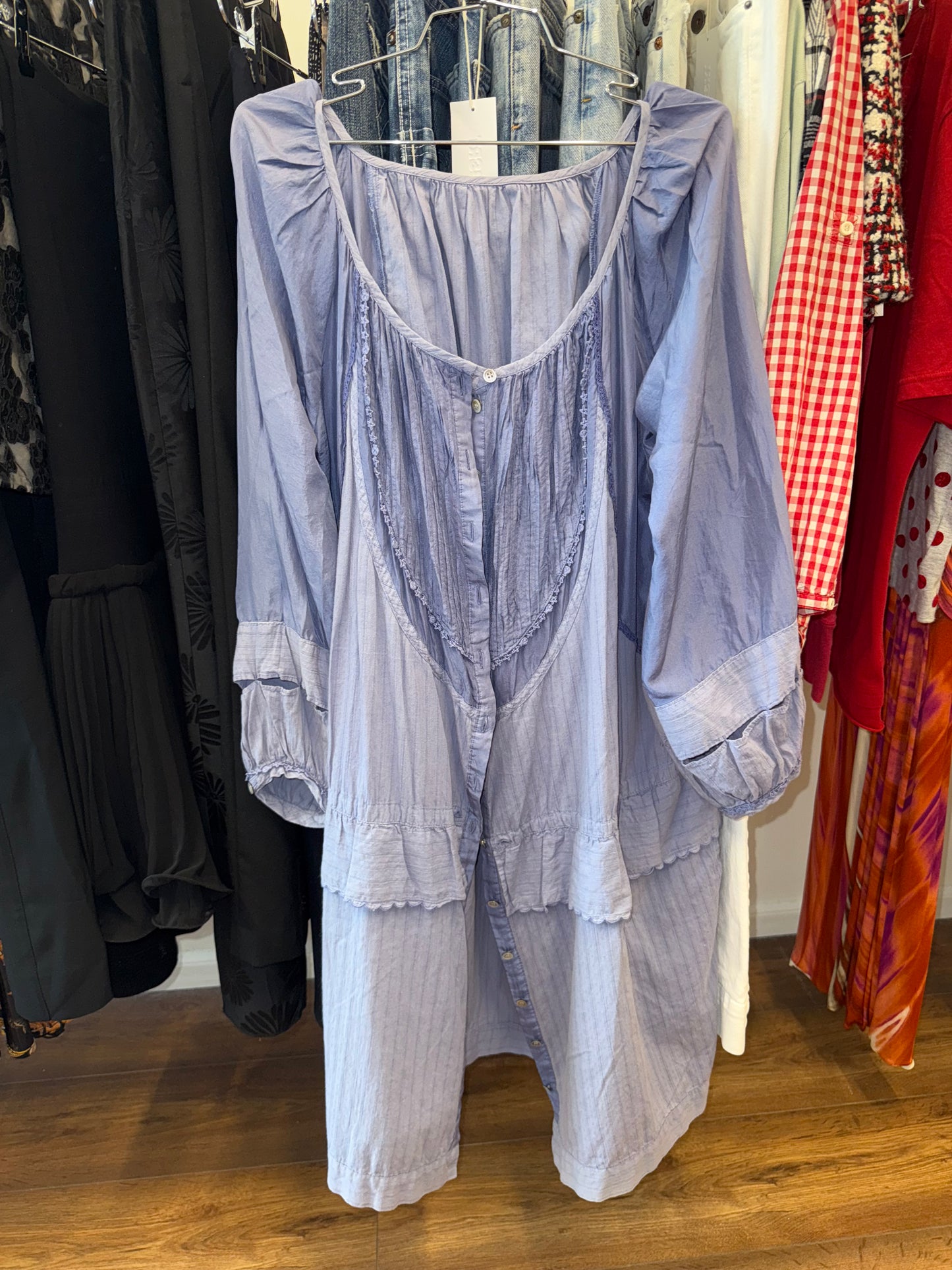 Tsumori Chisato layered shirt dress / robe