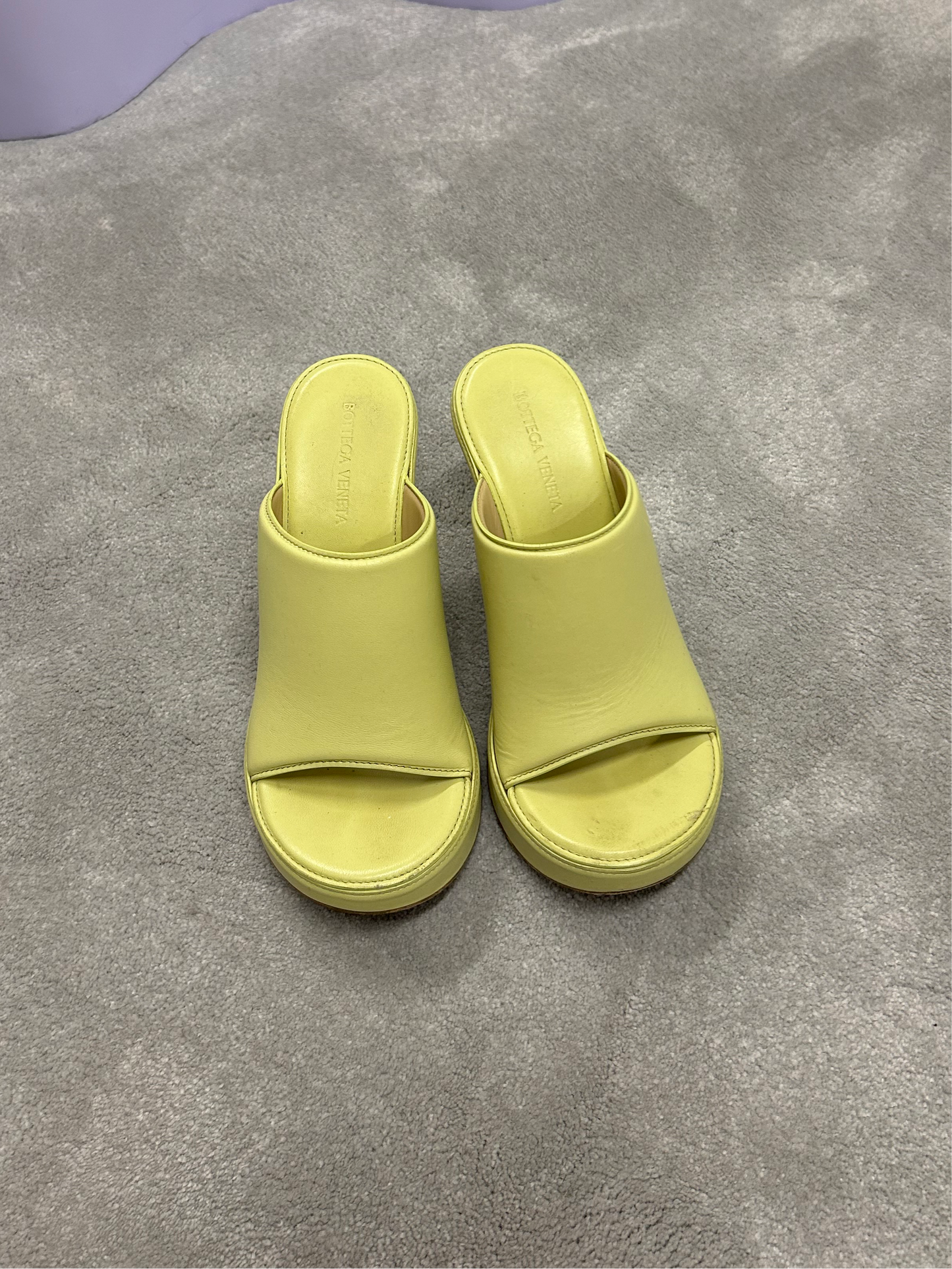 BOTTEGA VENETA wedge mules