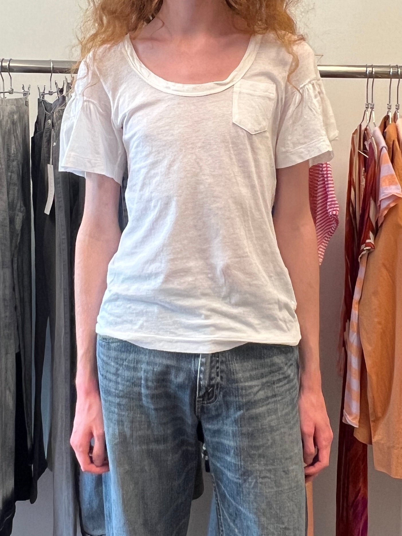Sacai Luck Ruffle Tee
