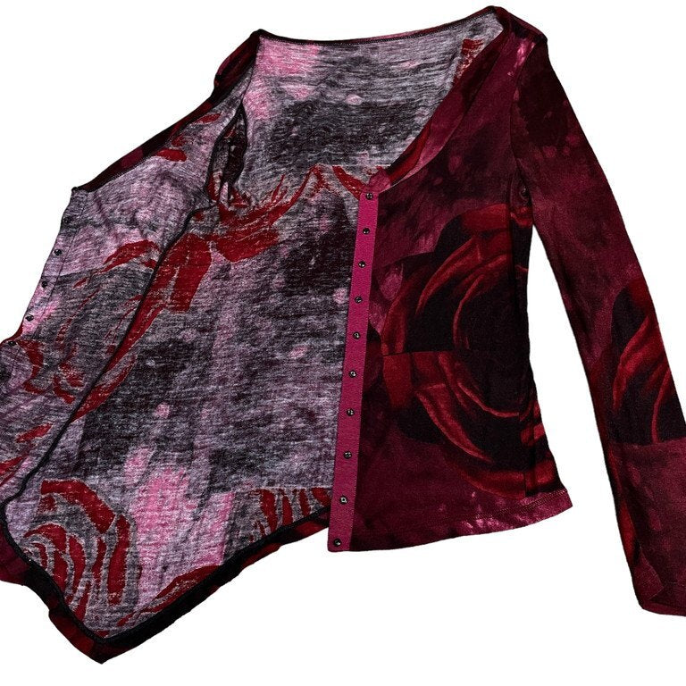 John Galliano archival cashmere cardigan