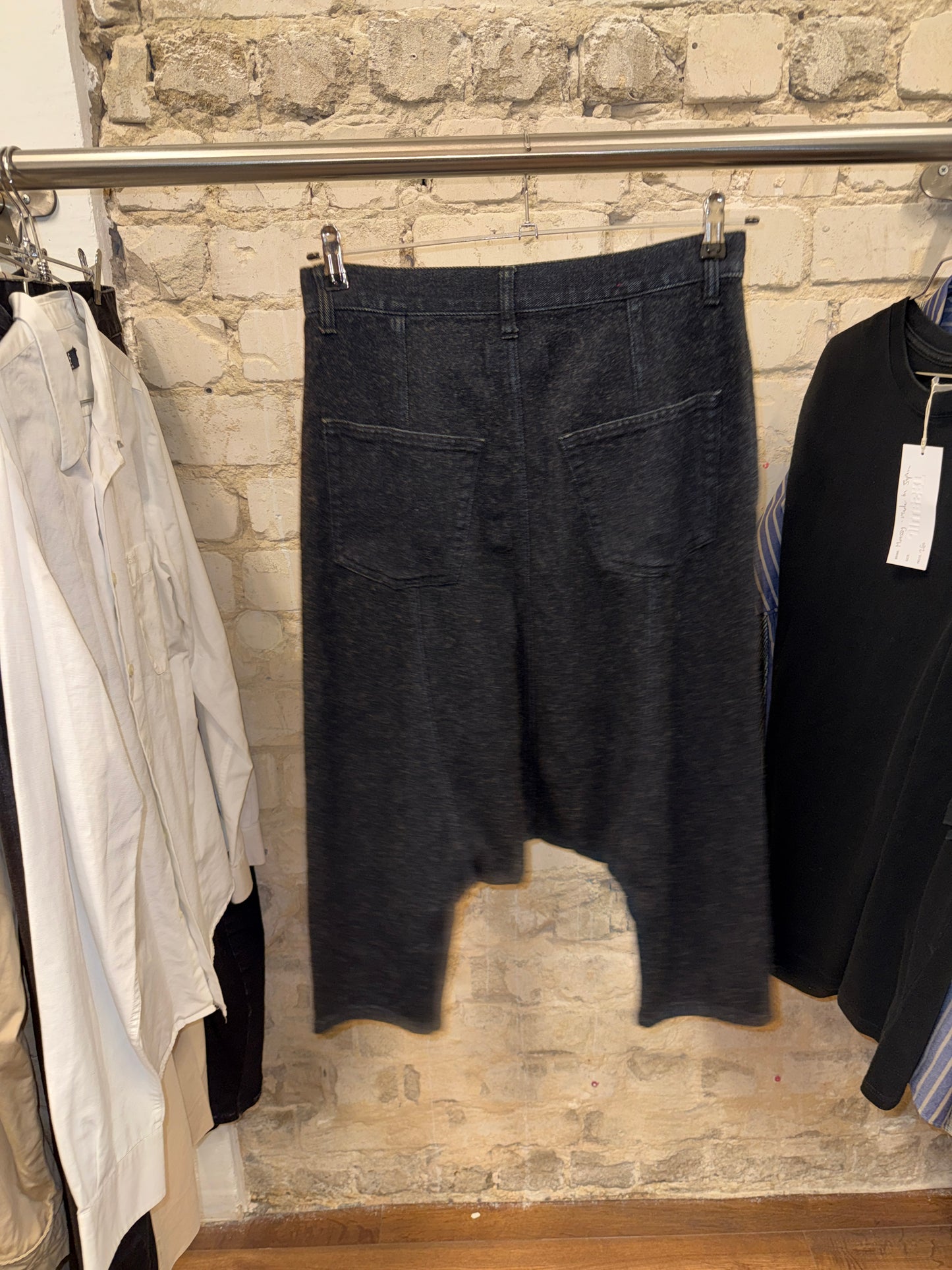 Comme des Garçons Homme Dark Denim Cropped Trousers