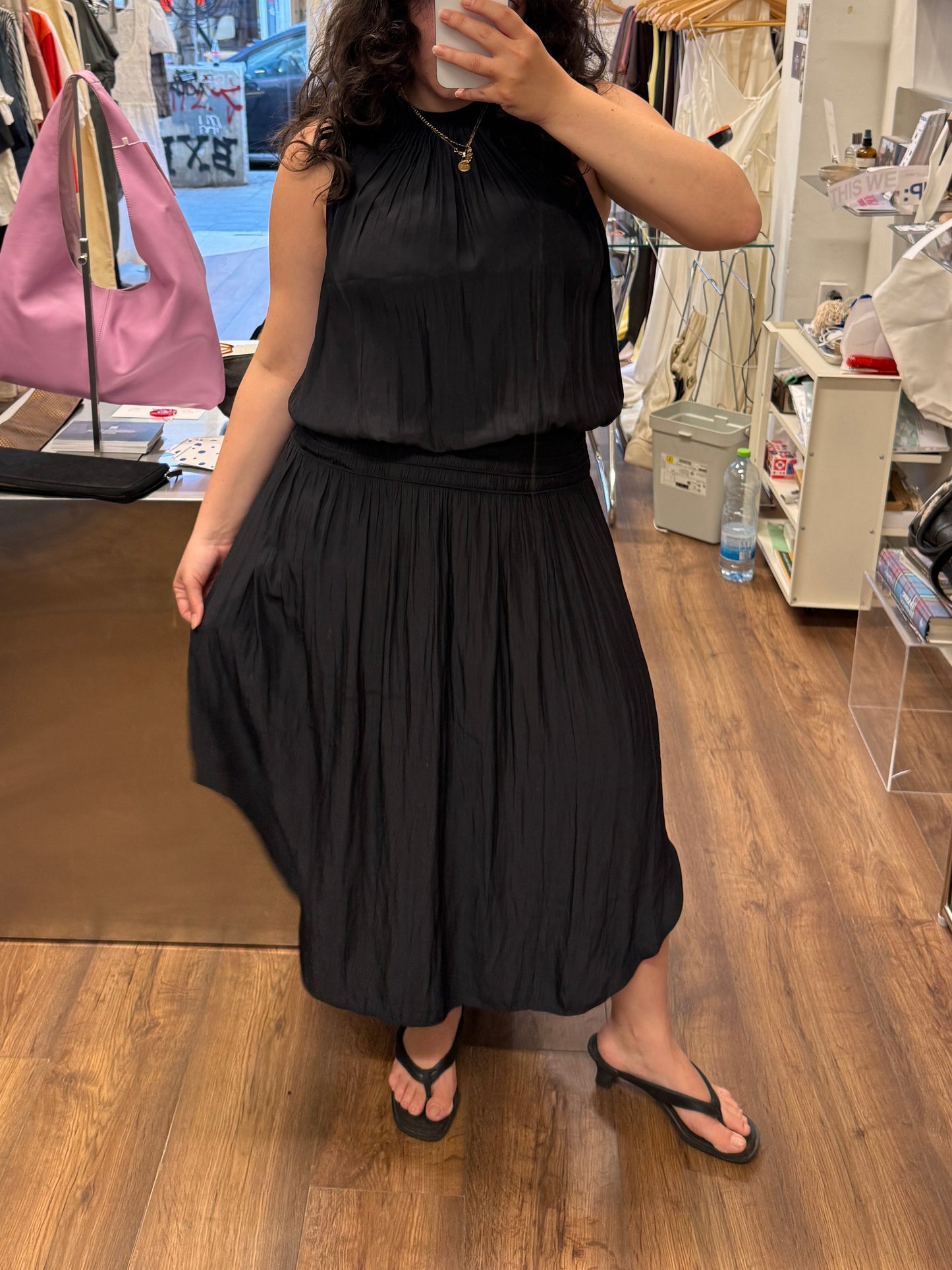 Ramy Brook Gathered Midi Dress