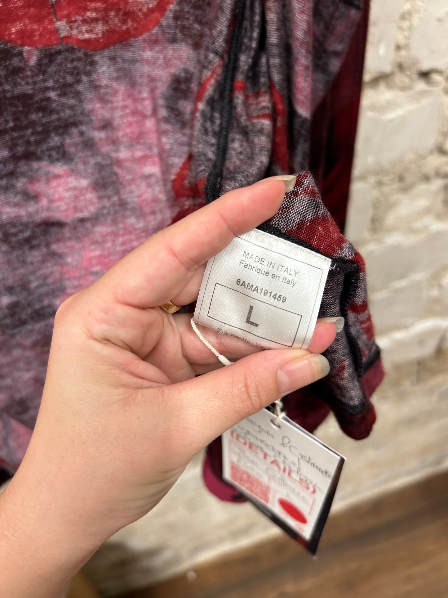John Galliano archival cashmere cardigan