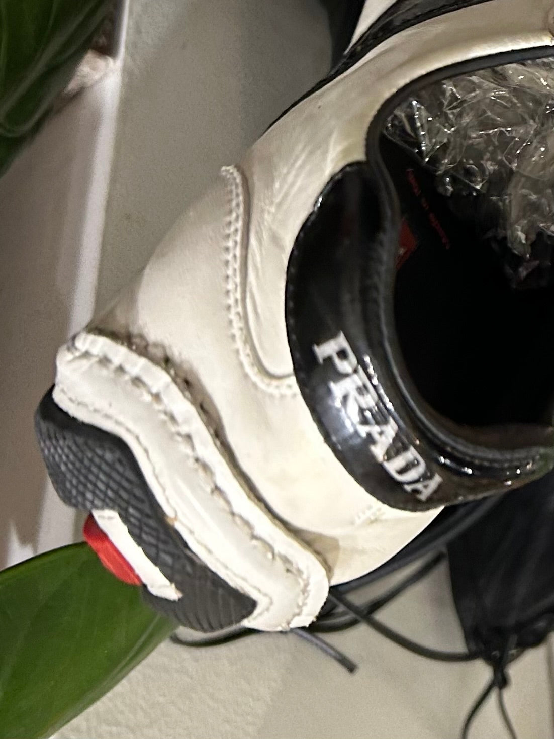 PRADA sport leather sneakers 41 EU