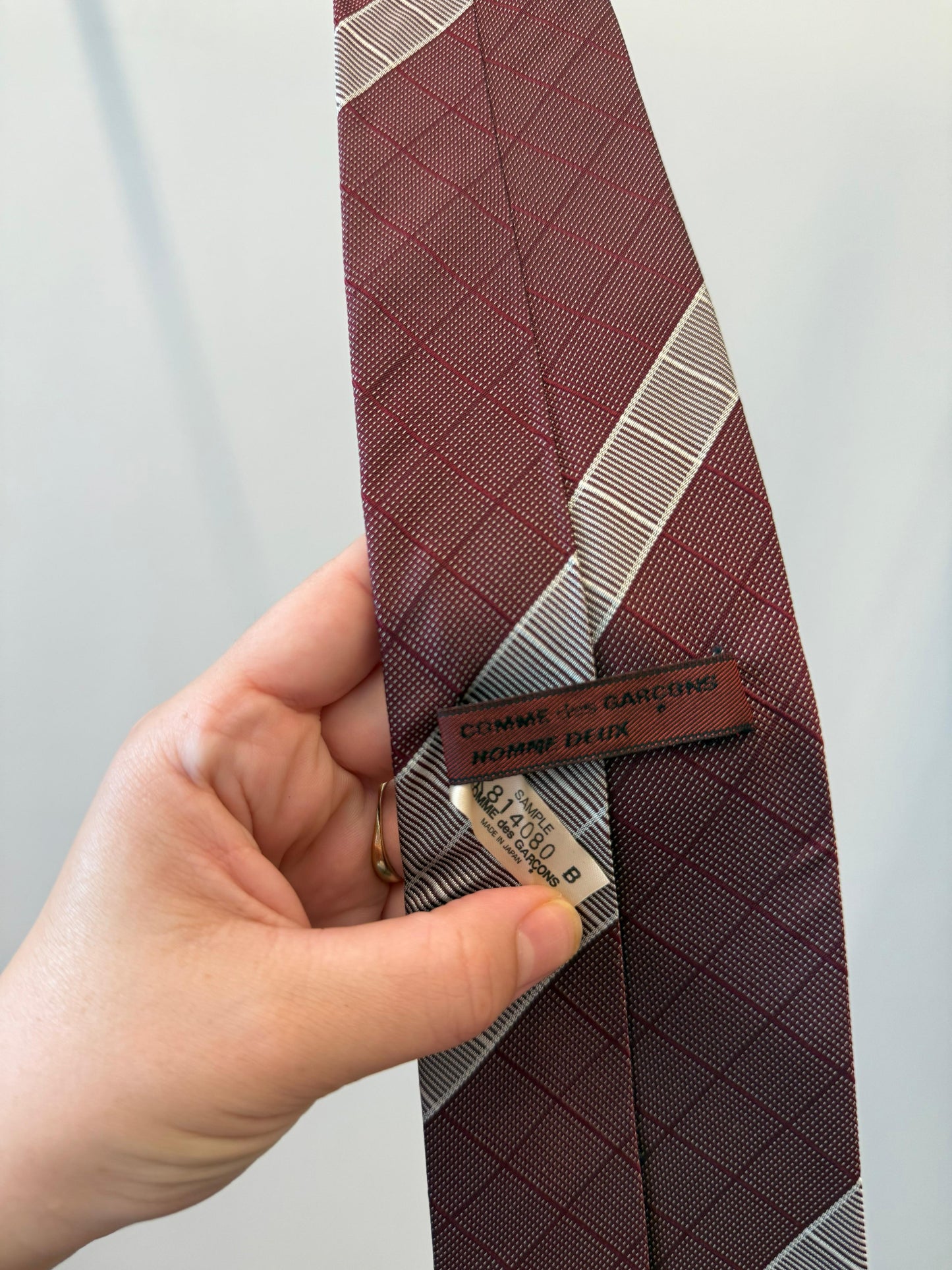 Comme des Garçons Homme Deux Sample Tie