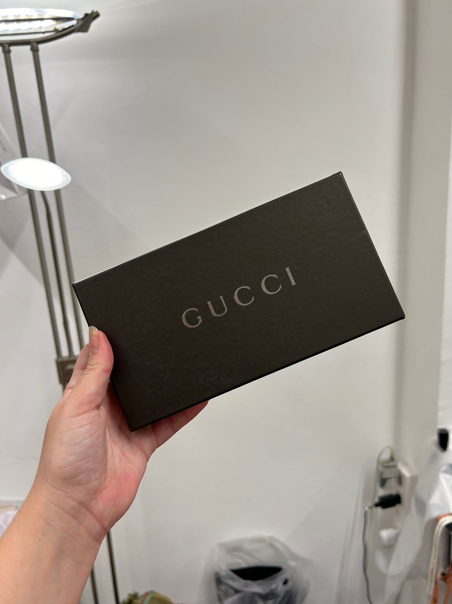 GUCCI black leather wallet