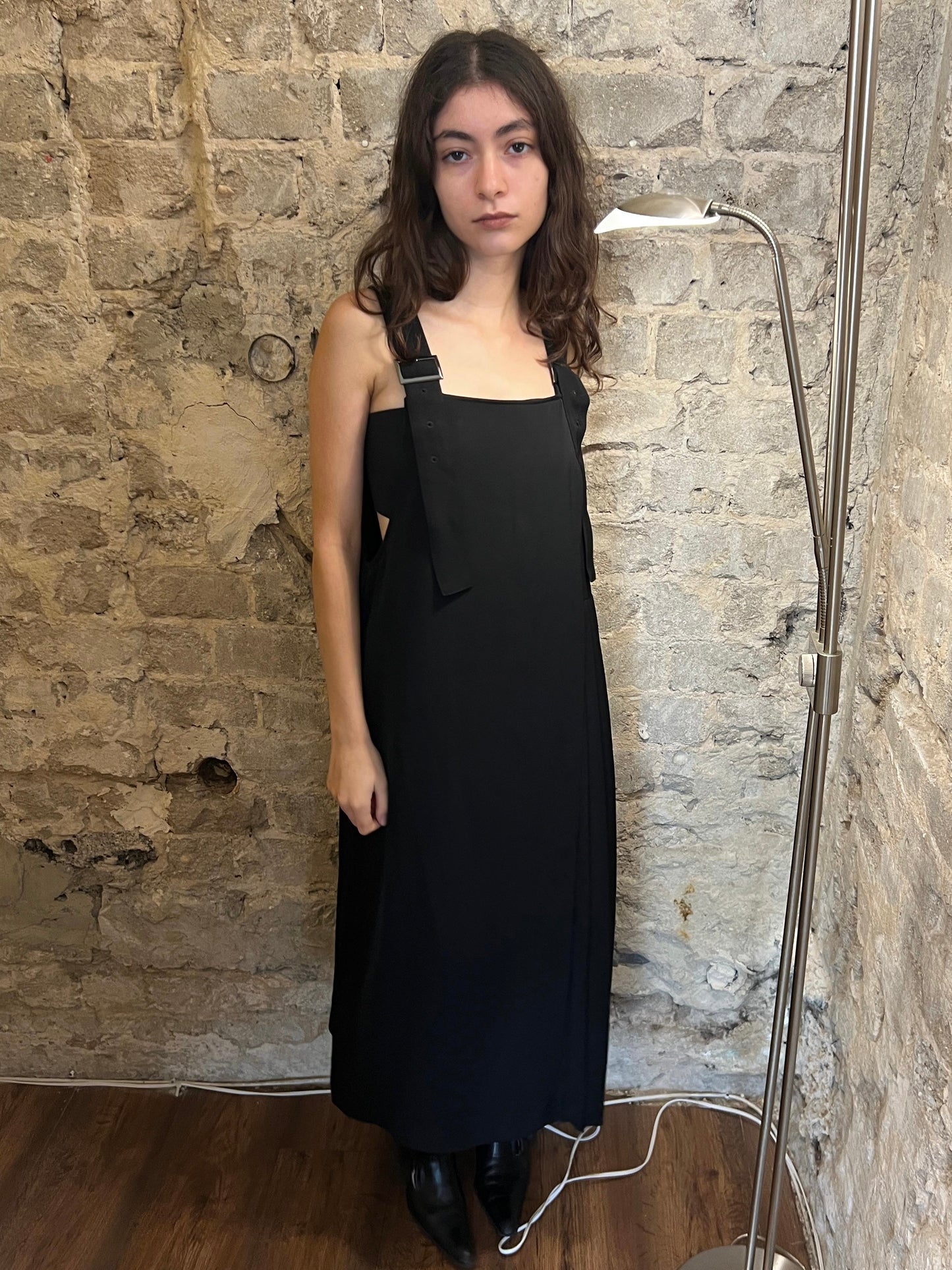 Ray Beams Buckle Strap Dress