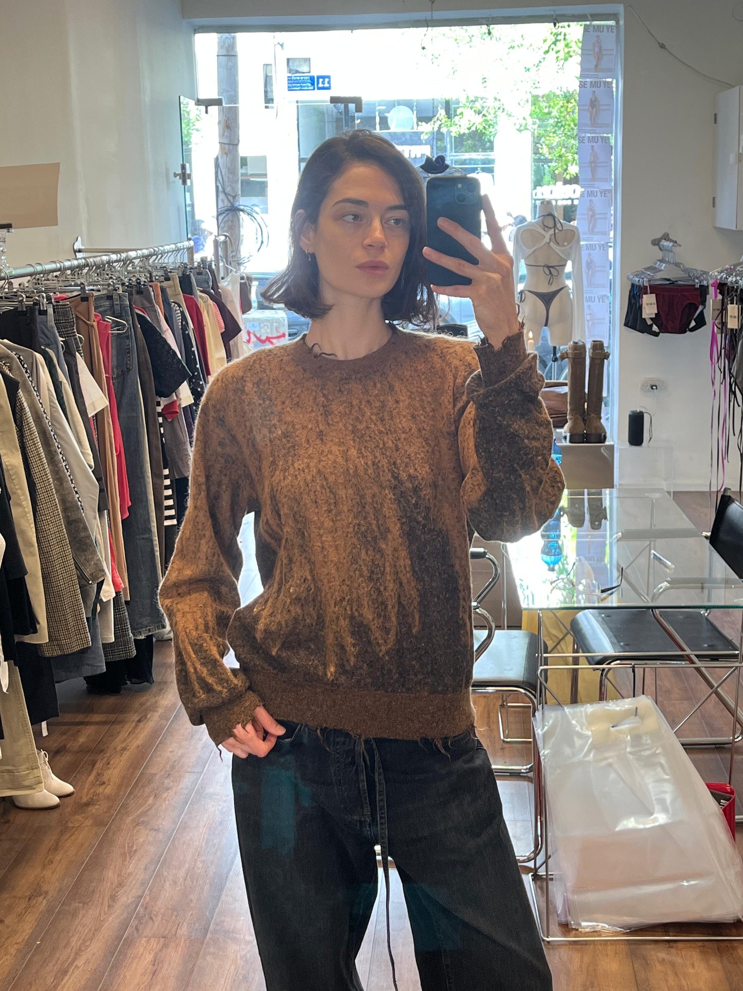 JNBY distressed wool sweater — Fall/Winter 2011