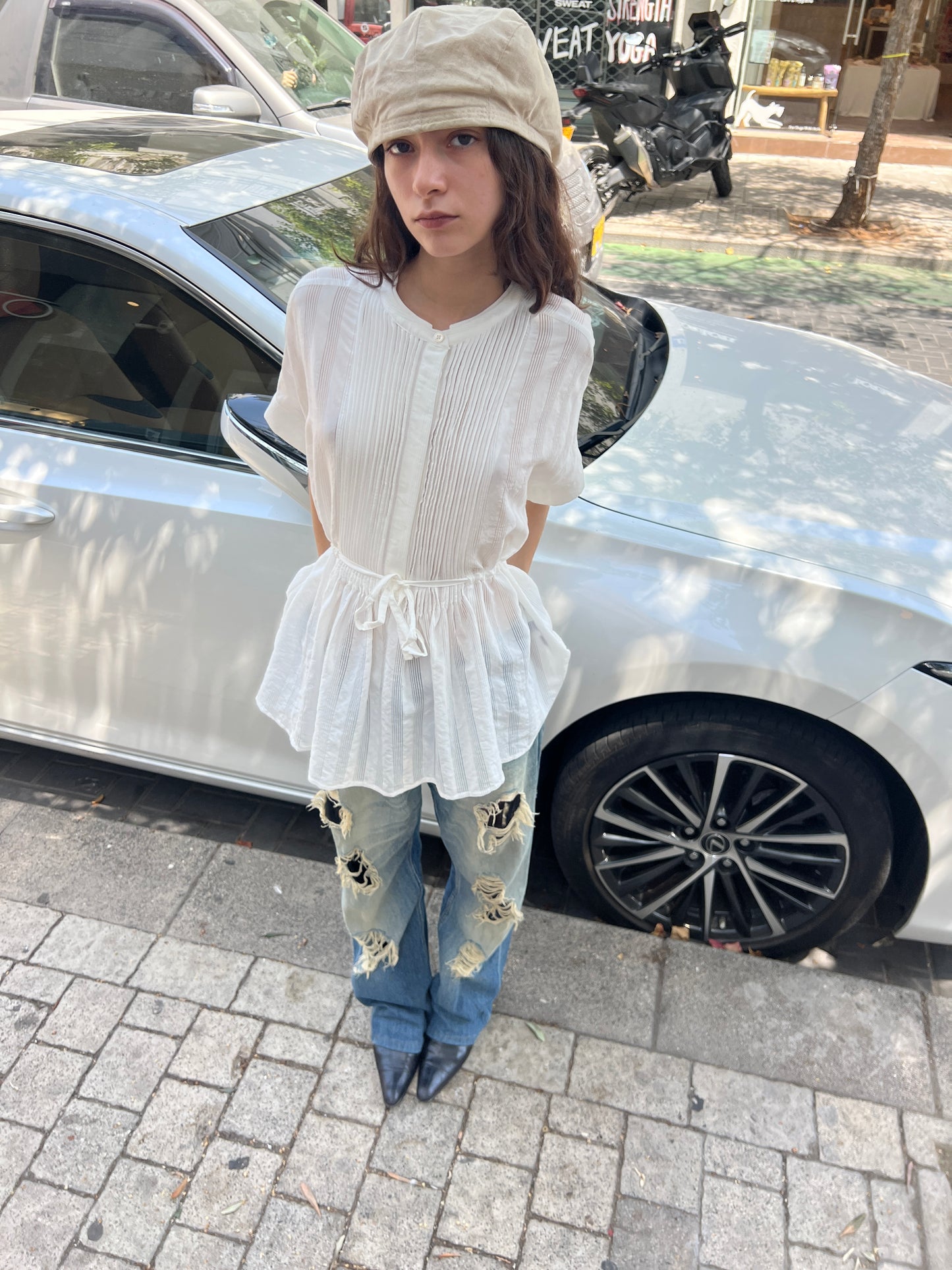 Atsuro Tayama Tie Blouse