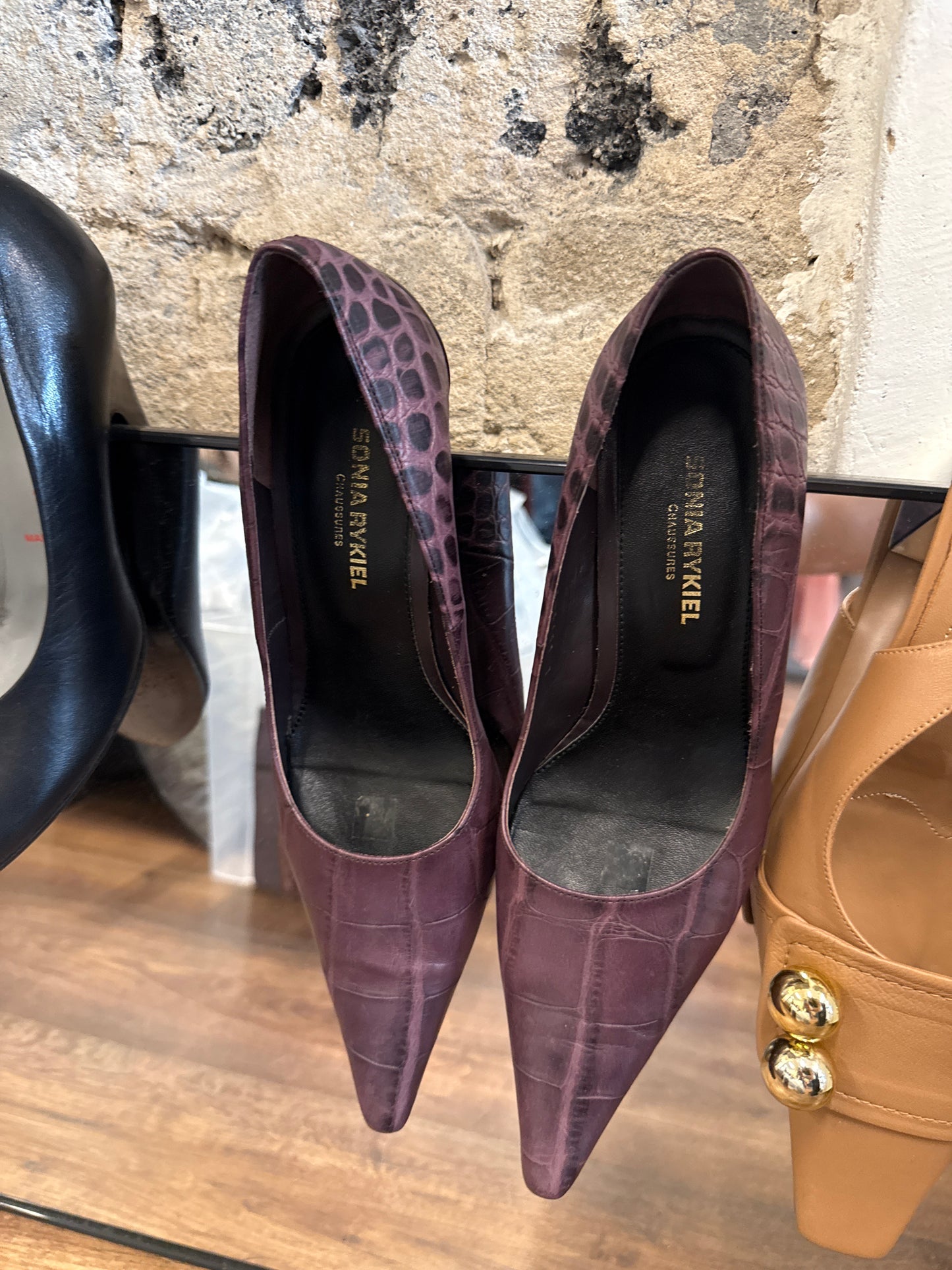 Sonia Rykiel Paris croc pumps