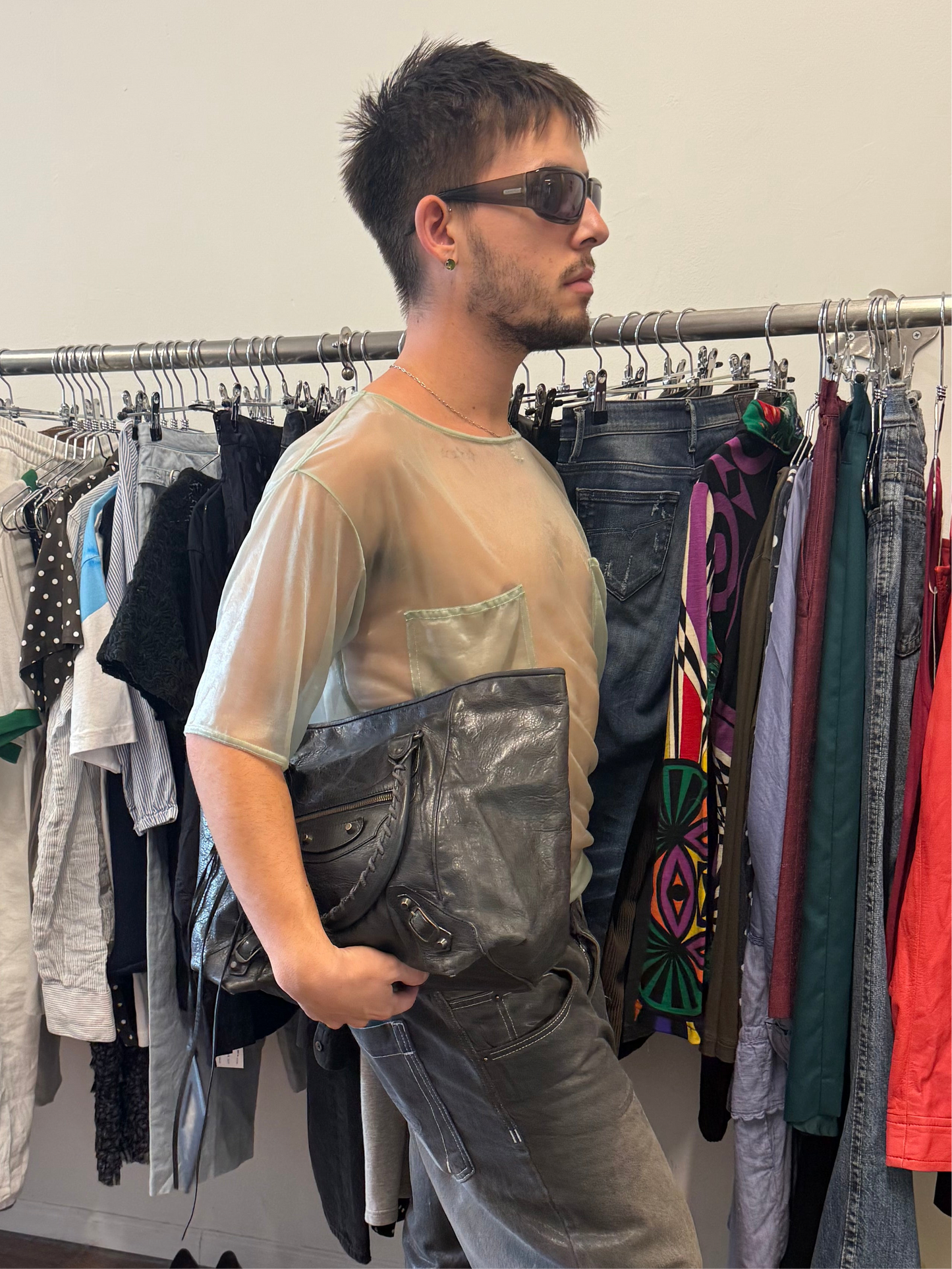 Mm6 SS2016 Sheer Shirt