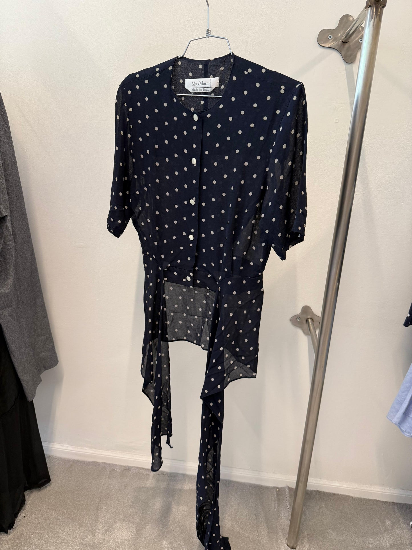 Max Mara Sheer Blouse
