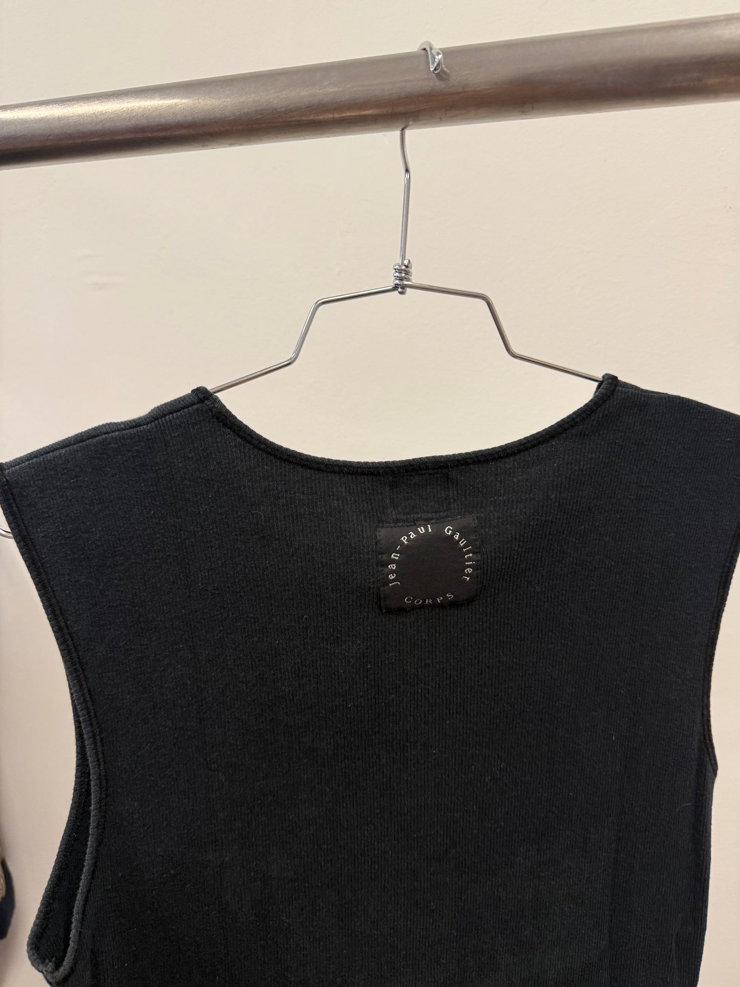 Jean Paul Gaultier “Corps” sleeveless knit top