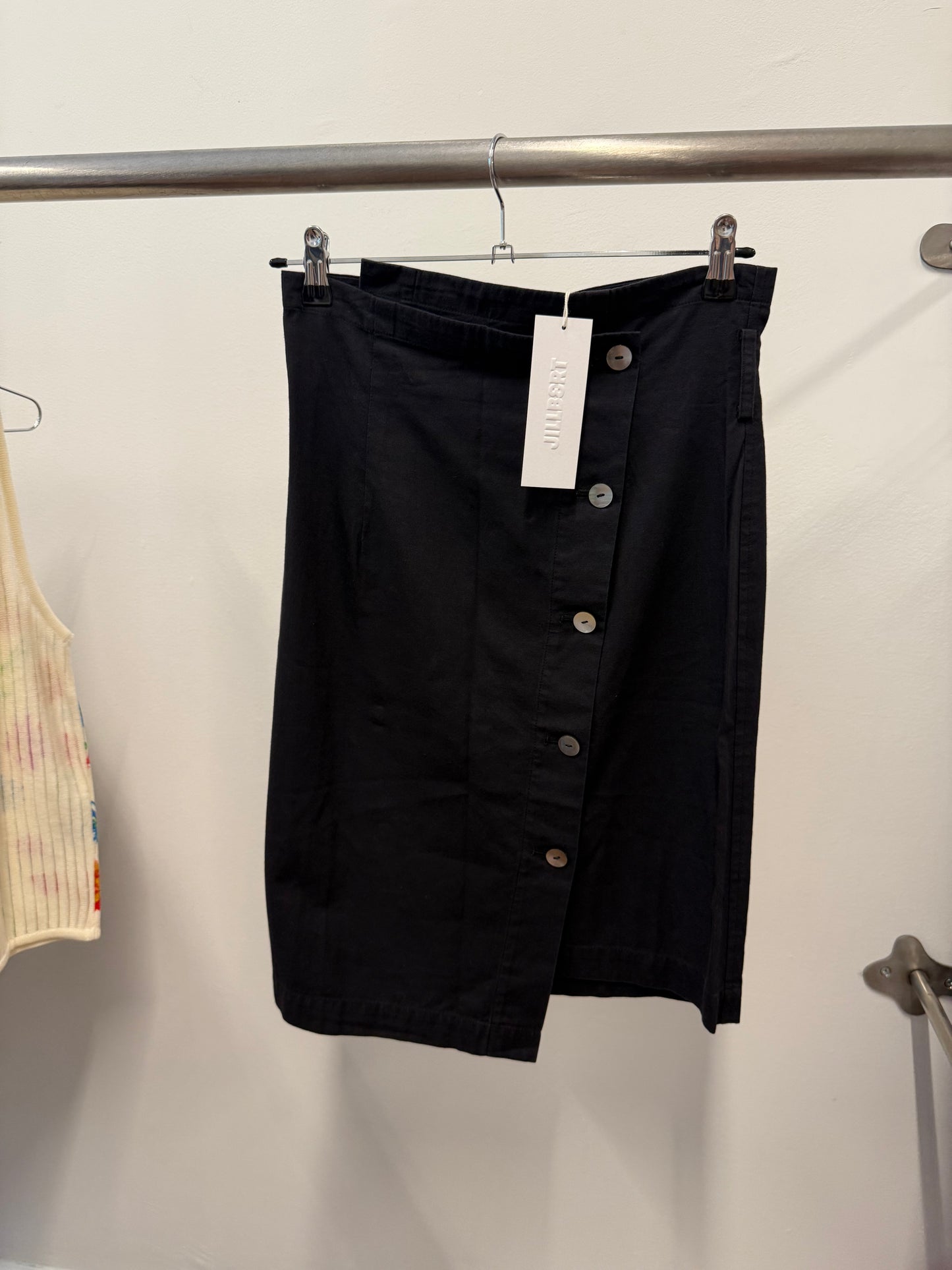 Comme des Garçons — wrap button skirt