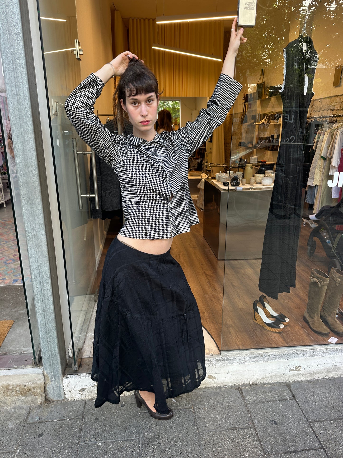 Crescent Drawstring Skirt