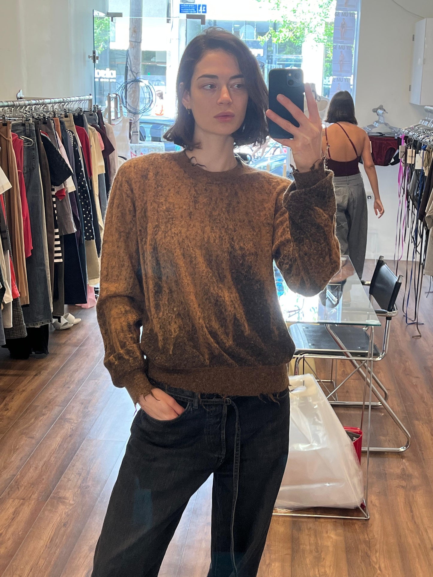 JNBY distressed wool sweater — Fall/Winter 2011