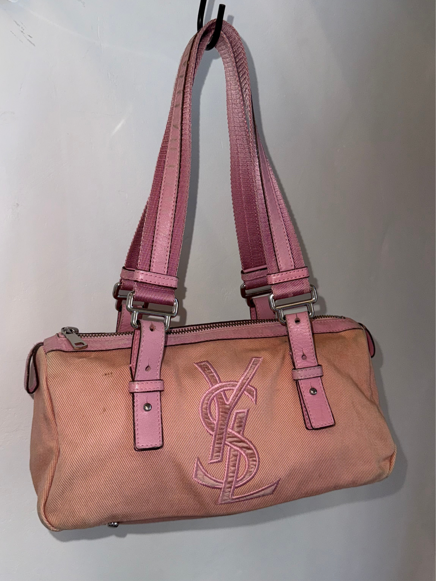 Yves Saint Laurent 2000s pink shoulder bag