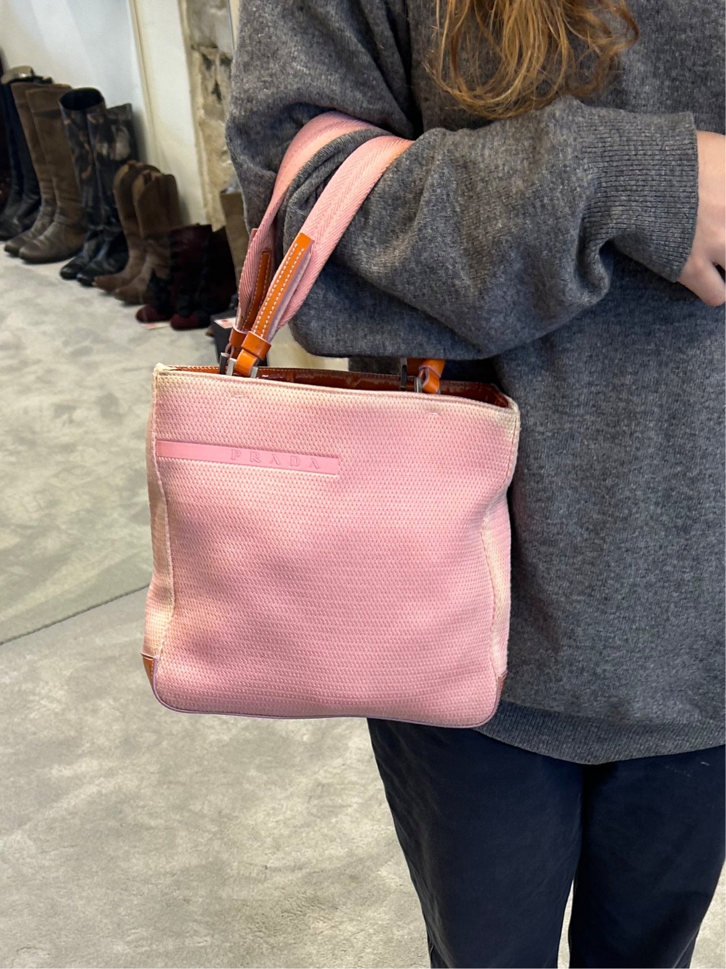 PRADA ‘bike lux’ 2000’s tote bag