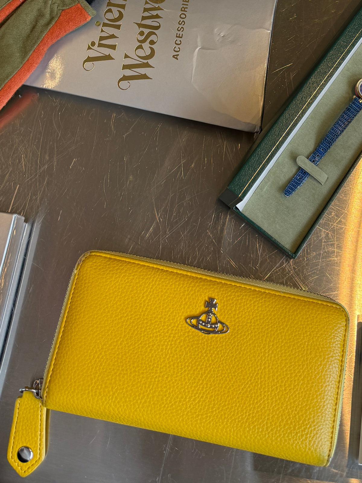 Vivienne Westwood Orb Zip Around Long Wallet