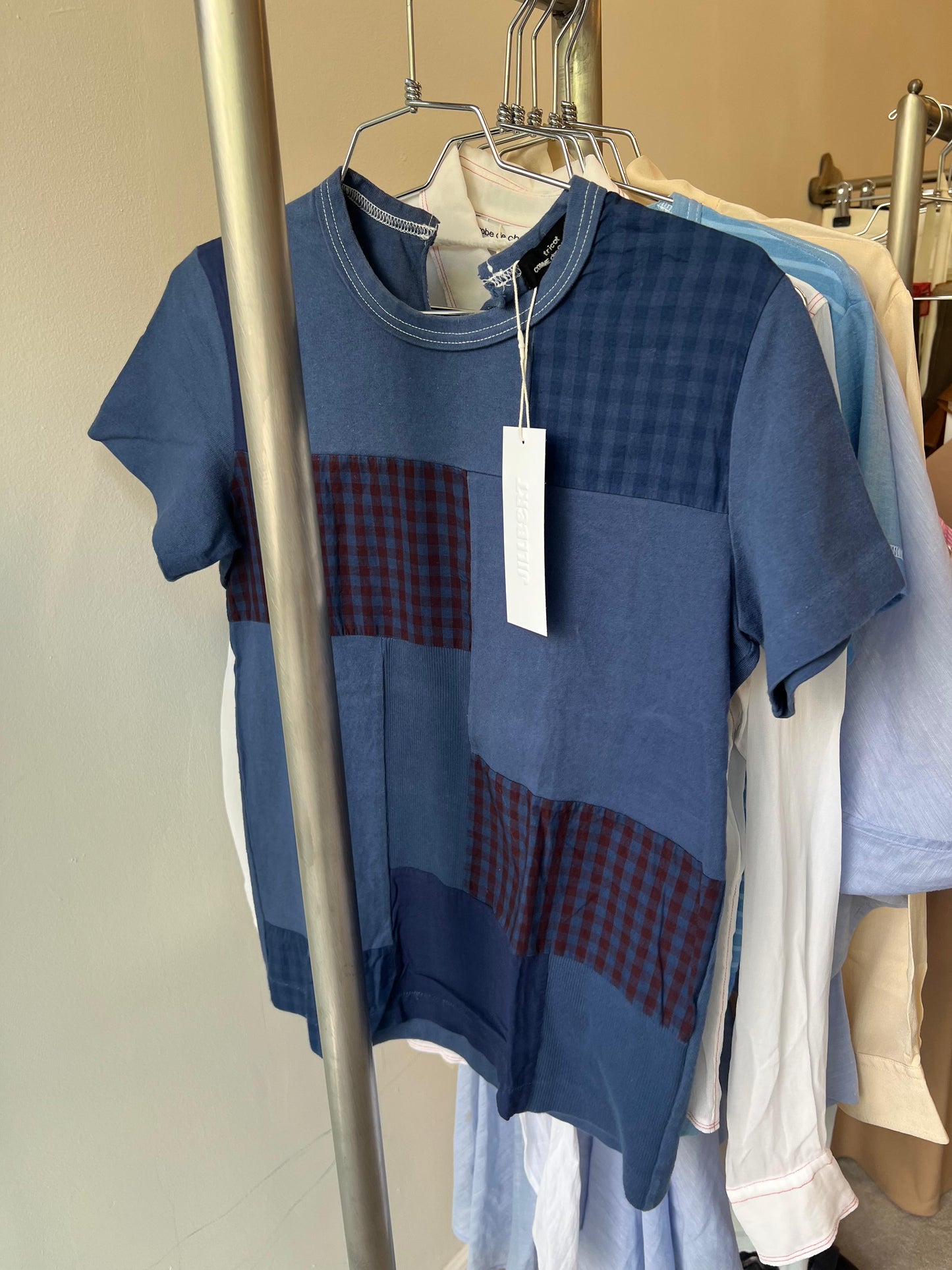 Tricot- Comme Des Garçons patchwork tee