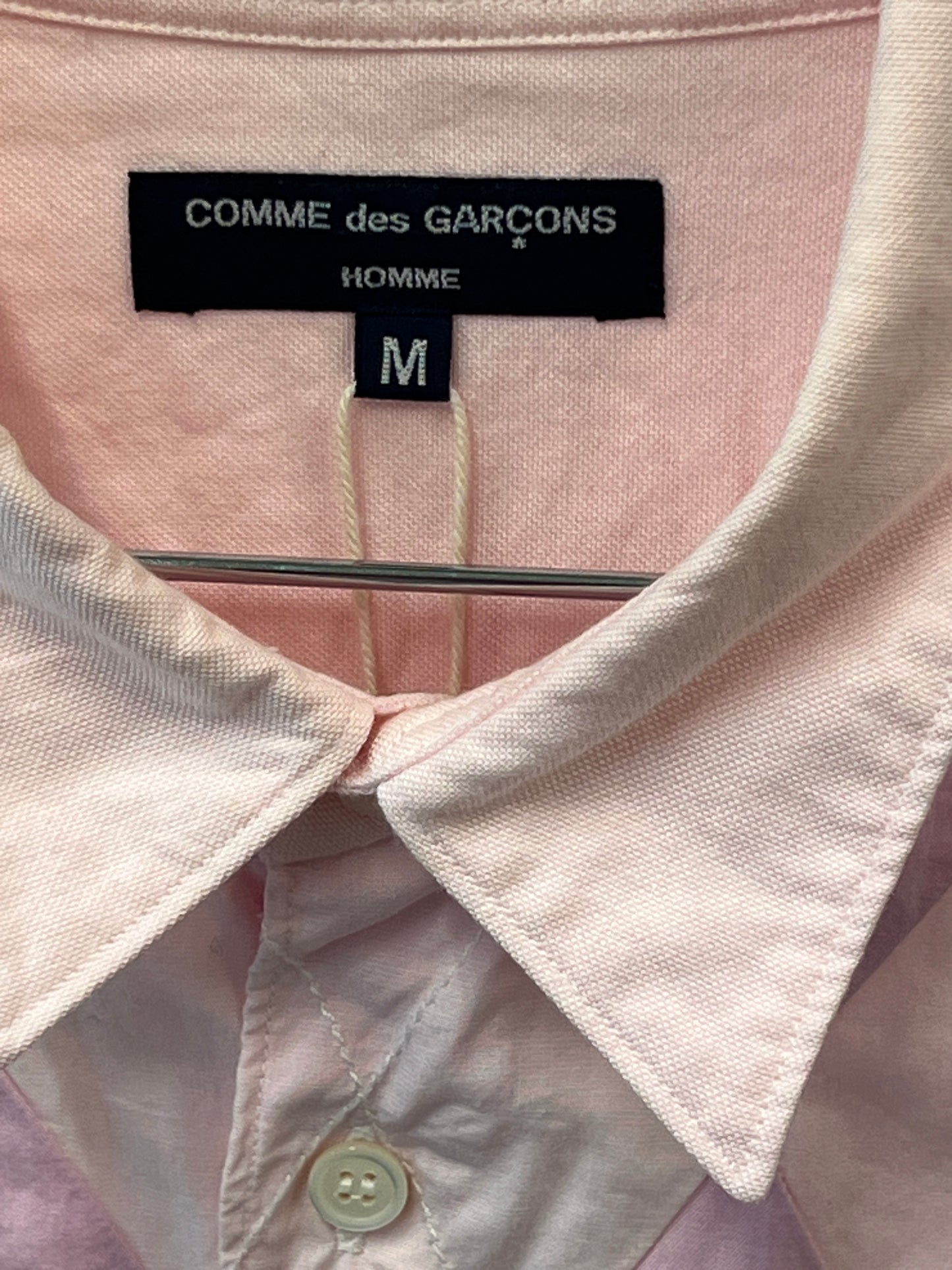 Comme Des Garcons Homme Pink Button Up