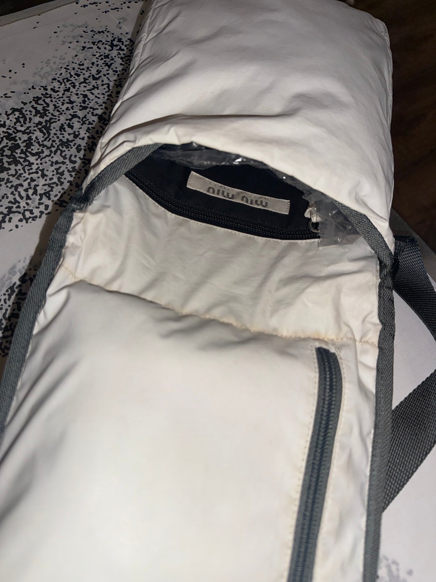 Miu Miu 2003s Nylon Messenger Bag