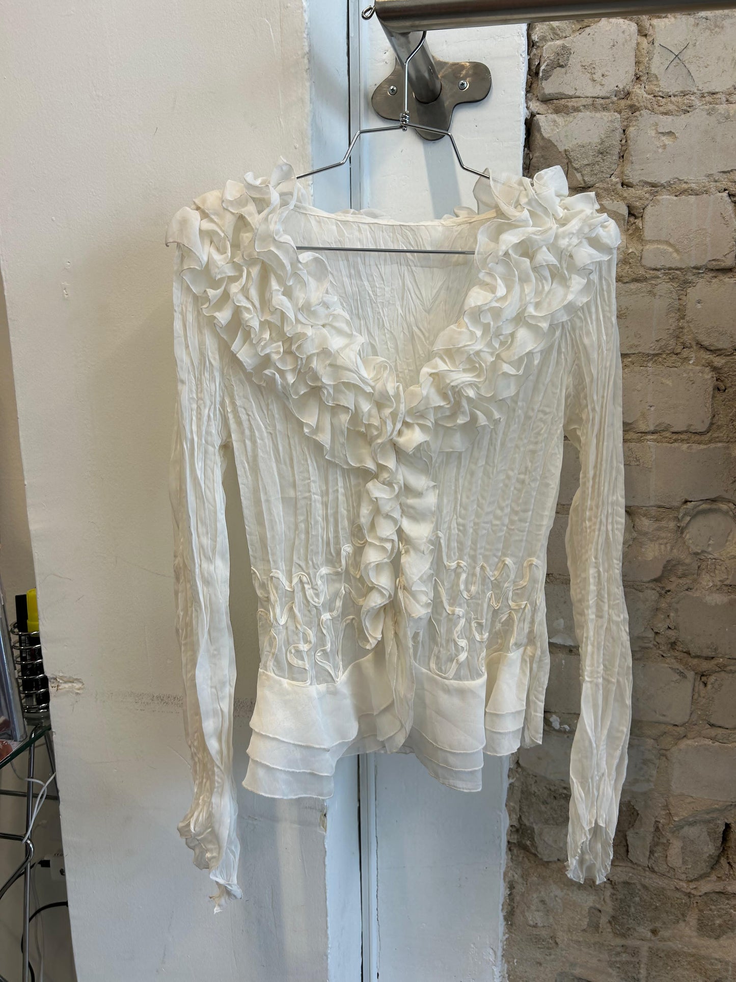 Vintage Ruffle Blouse