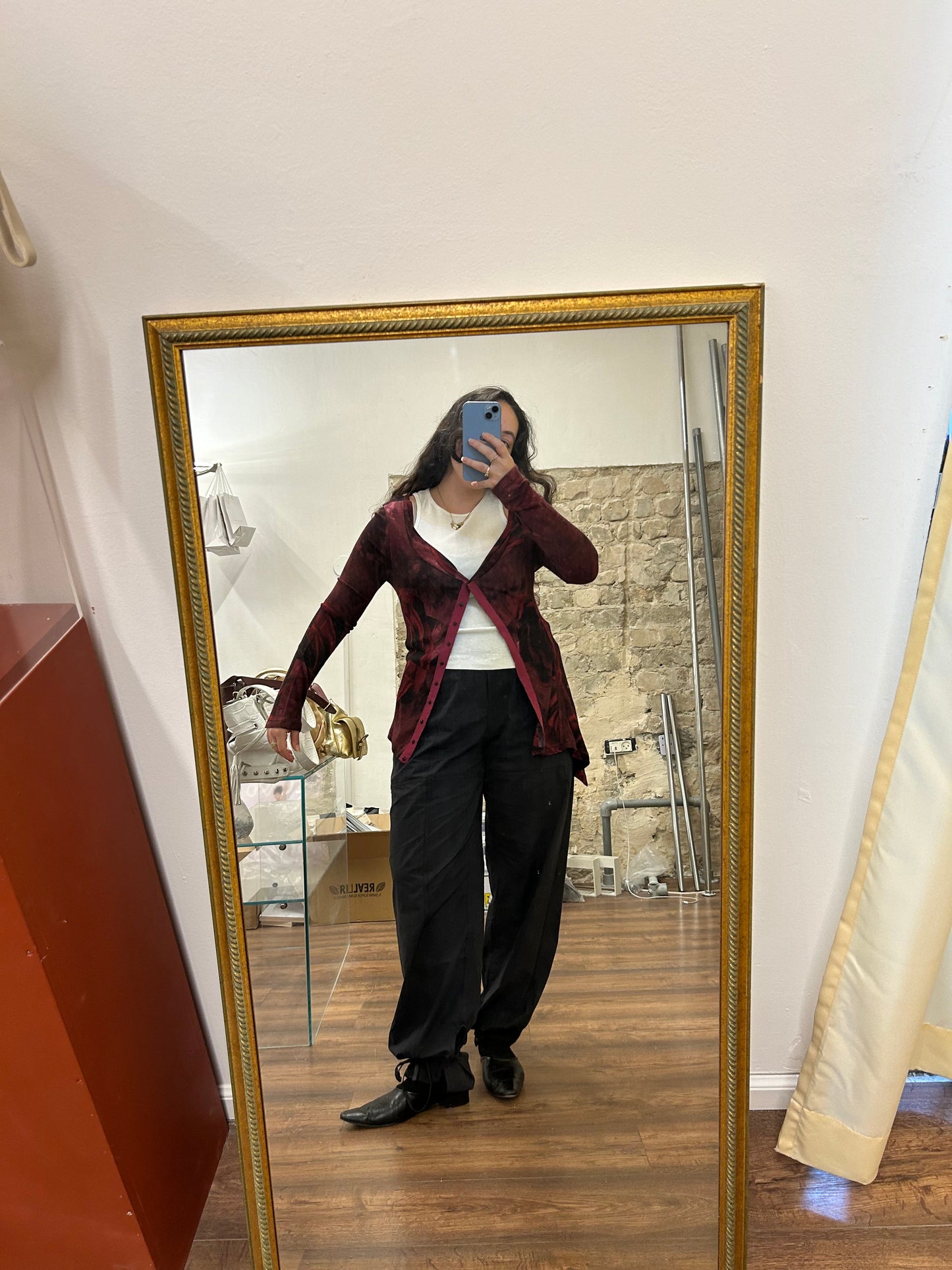 John Galliano archival cashmere cardigan