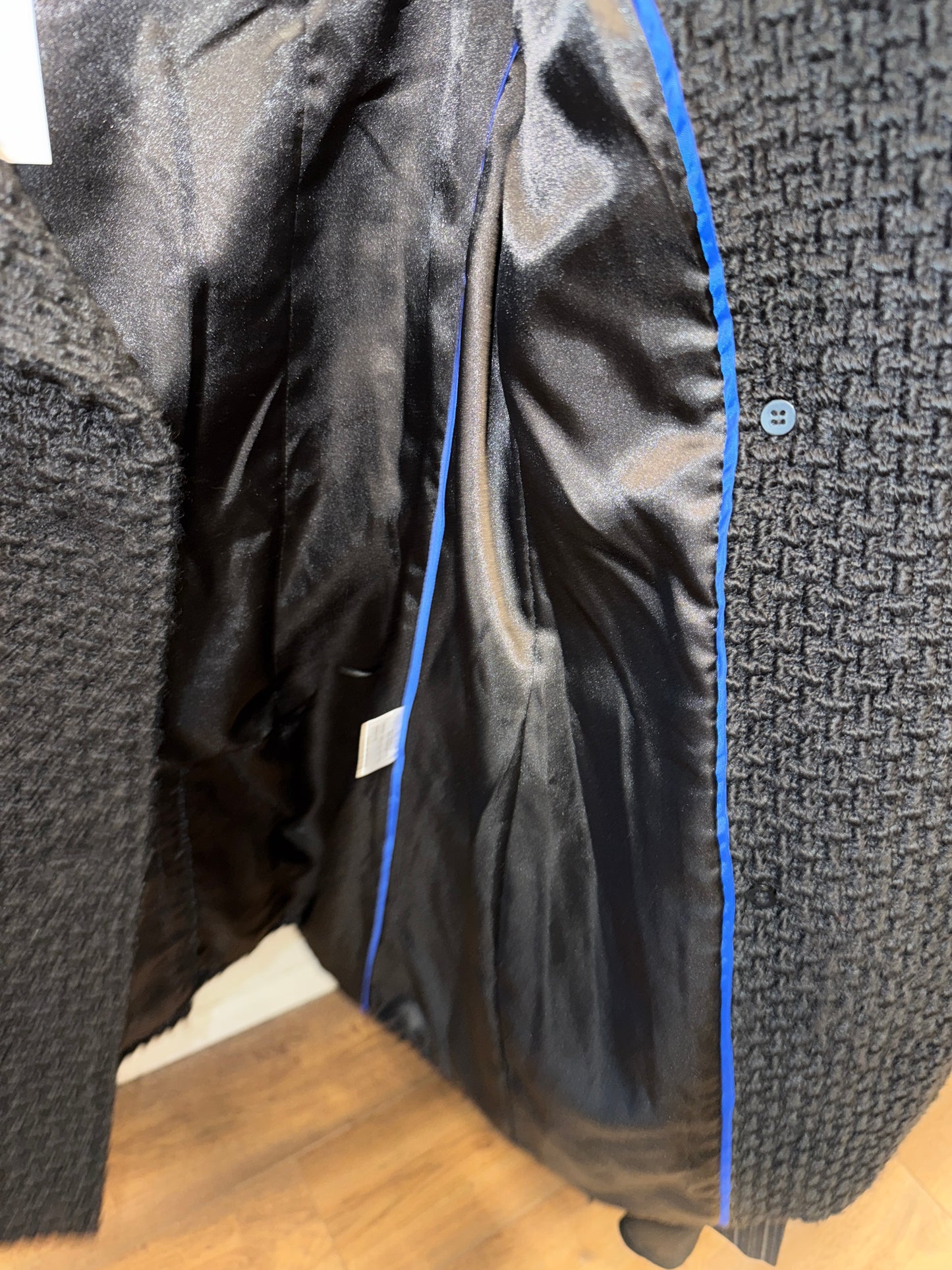 Calvin Klein textured wool-blend coat jacket