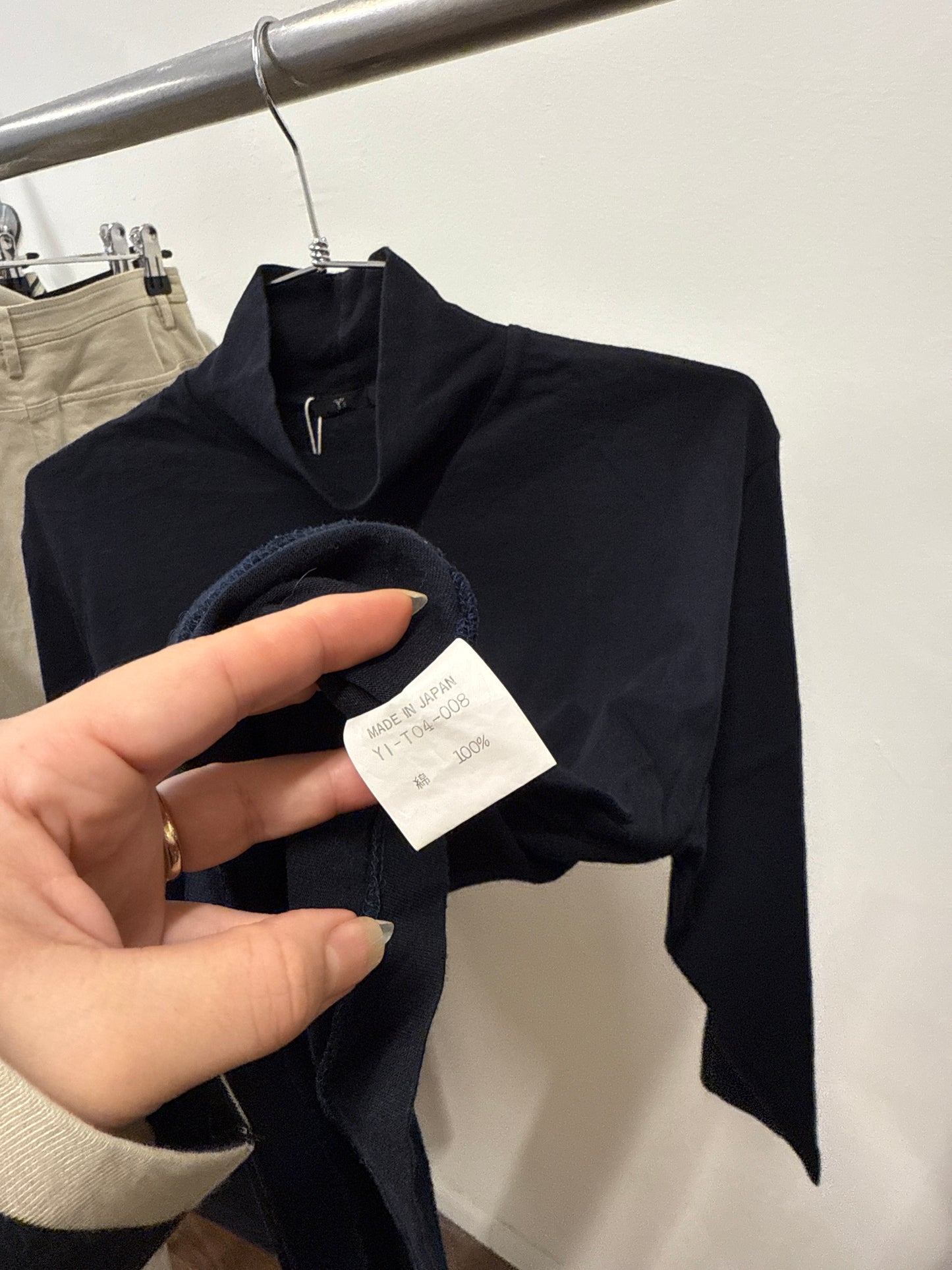 Y’s by Yohji Yamamoto cotton turtleneck