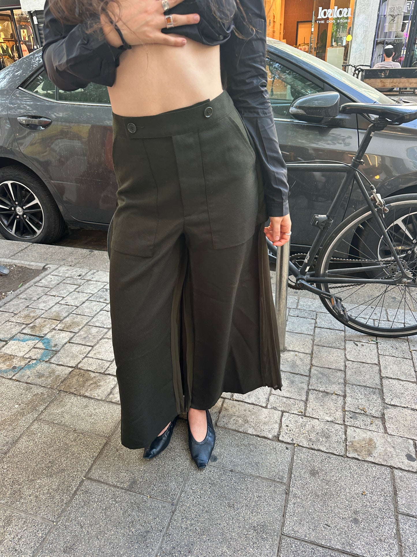 Zucca Sailor Buttons Skirt Pants