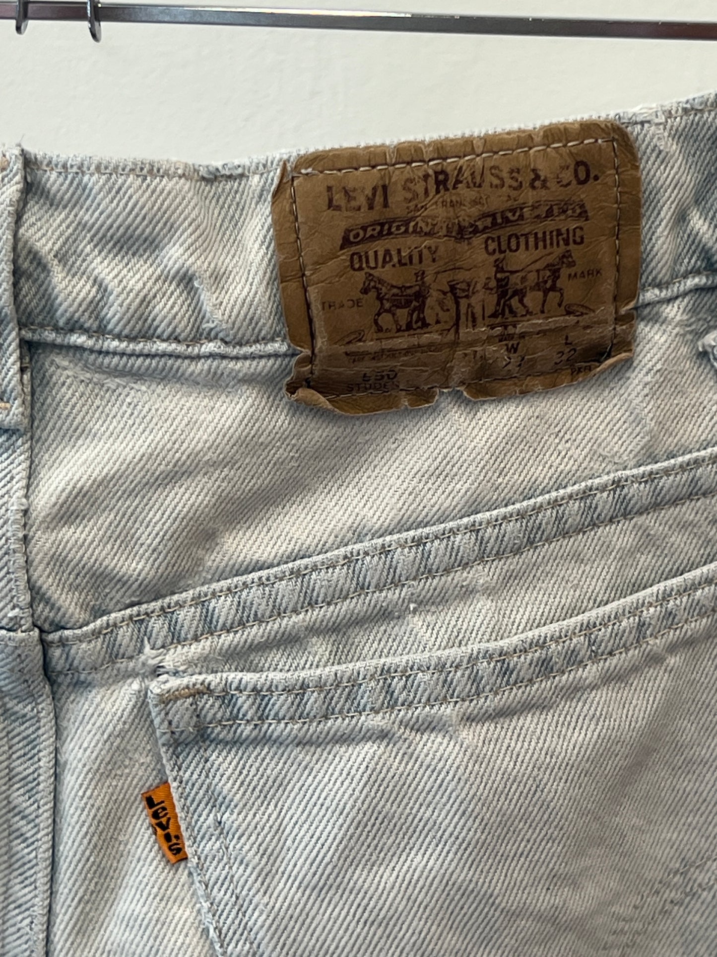 Vintage Orange Tab Levi’s 650 Jeans